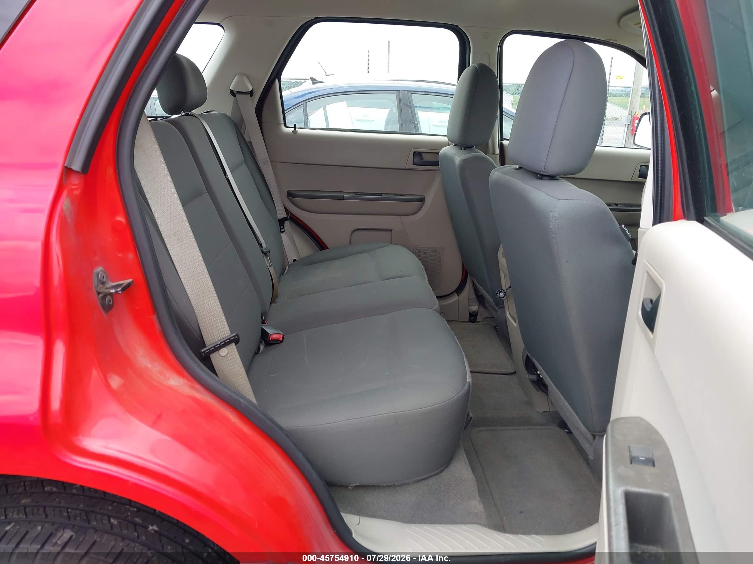 2009 Ford Escape Xls/xls Manual Красный vin: 1FMCU02719KA33114