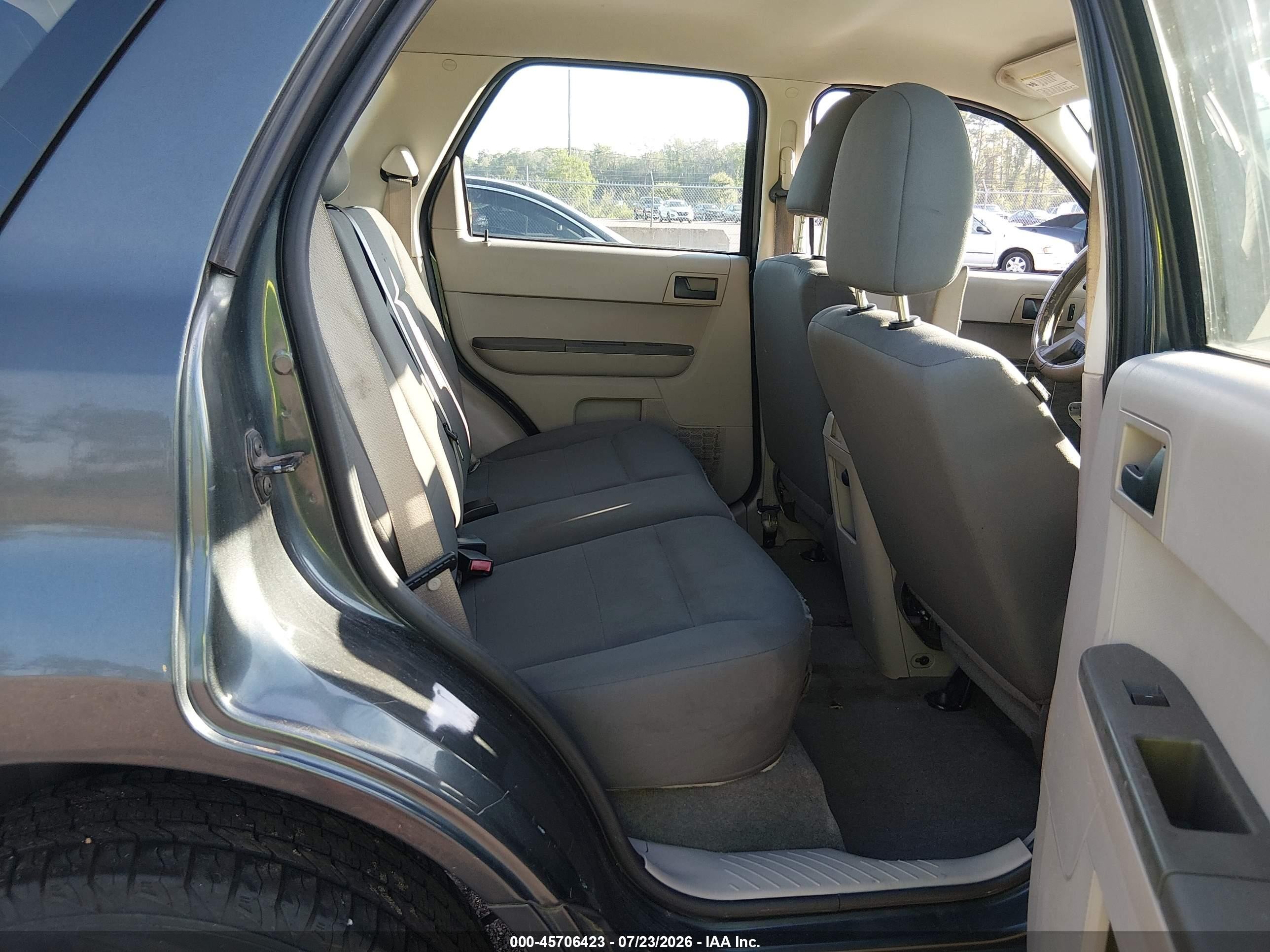 2009 Ford Escape Xls/xls Manual Blue vin: 1FMCU02719KA86962