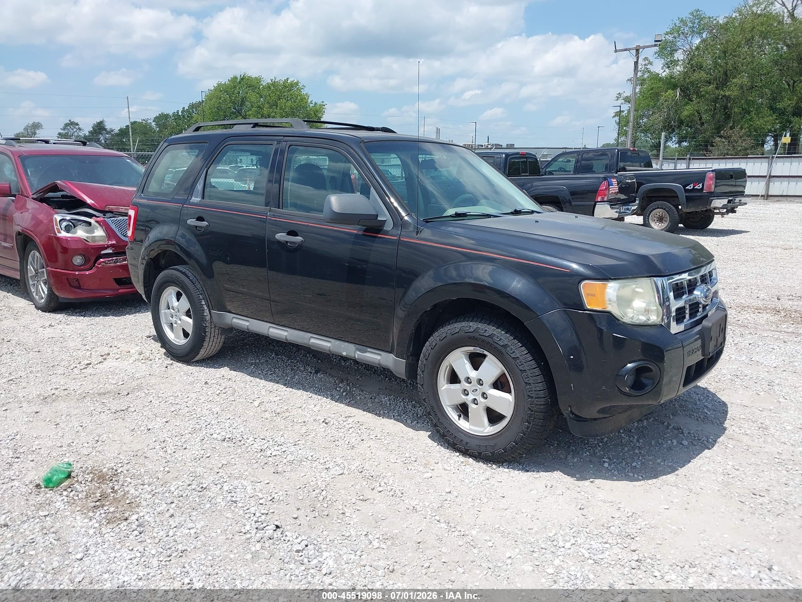 2009 Ford Escape Xls/xls Manual Black vin: 1FMCU02729KB85998