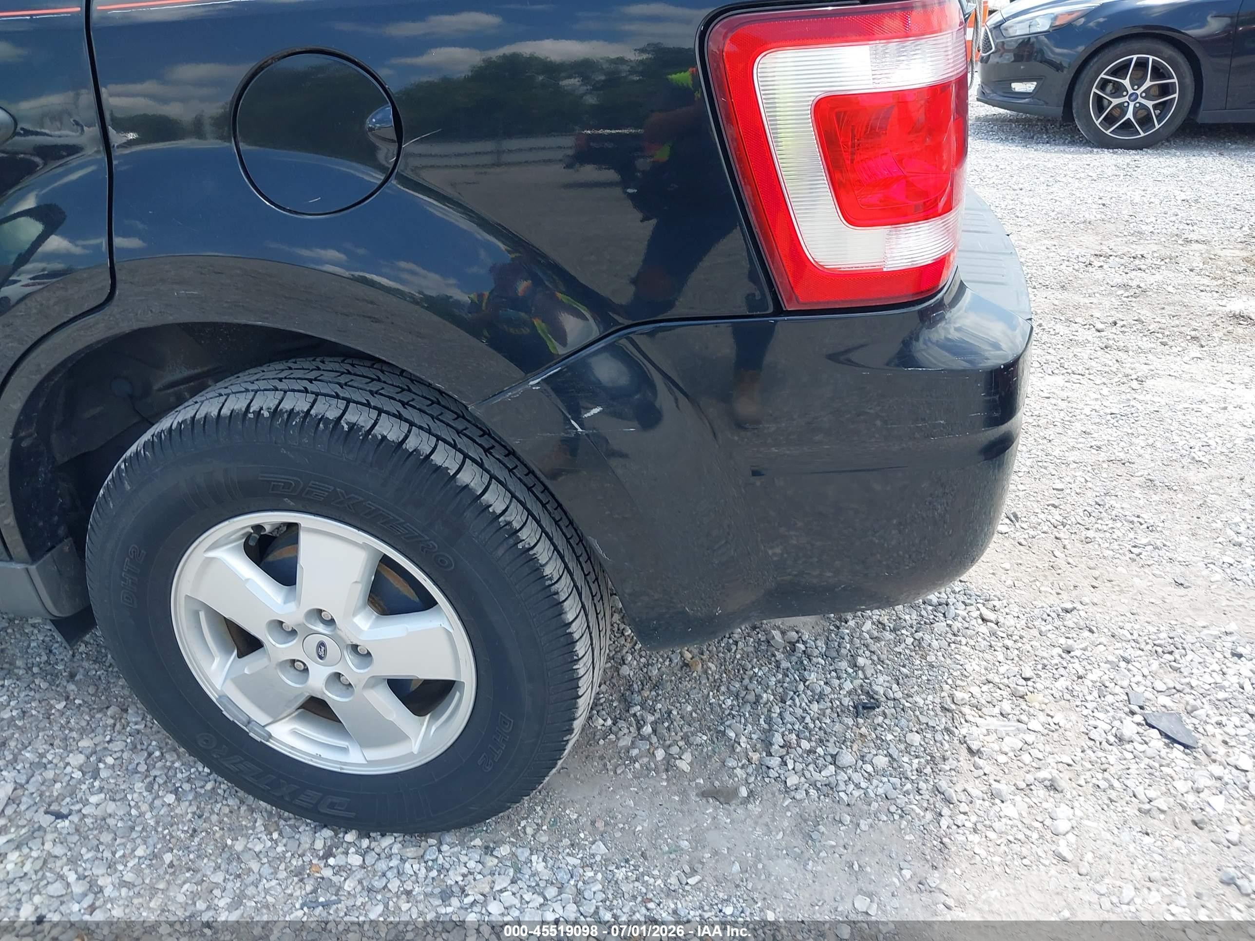 2009 Ford Escape Xls/xls Manual Black vin: 1FMCU02729KB85998