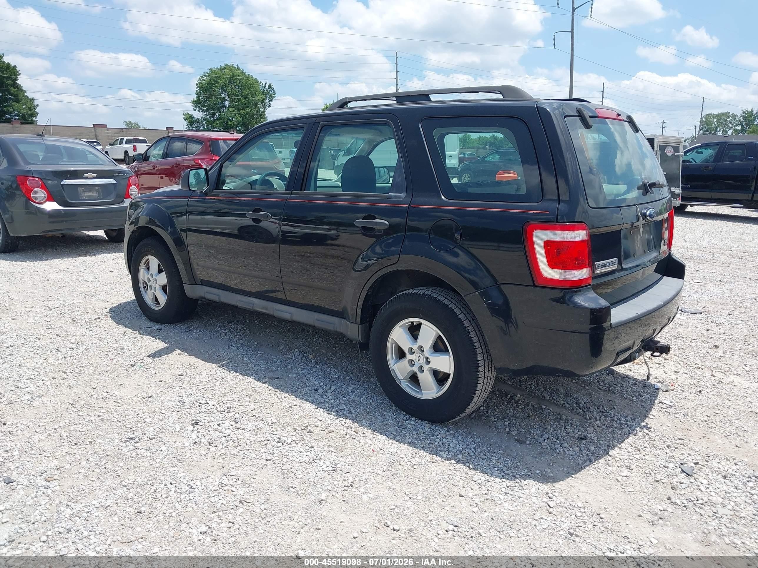 2009 Ford Escape Xls/xls Manual Black vin: 1FMCU02729KB85998
