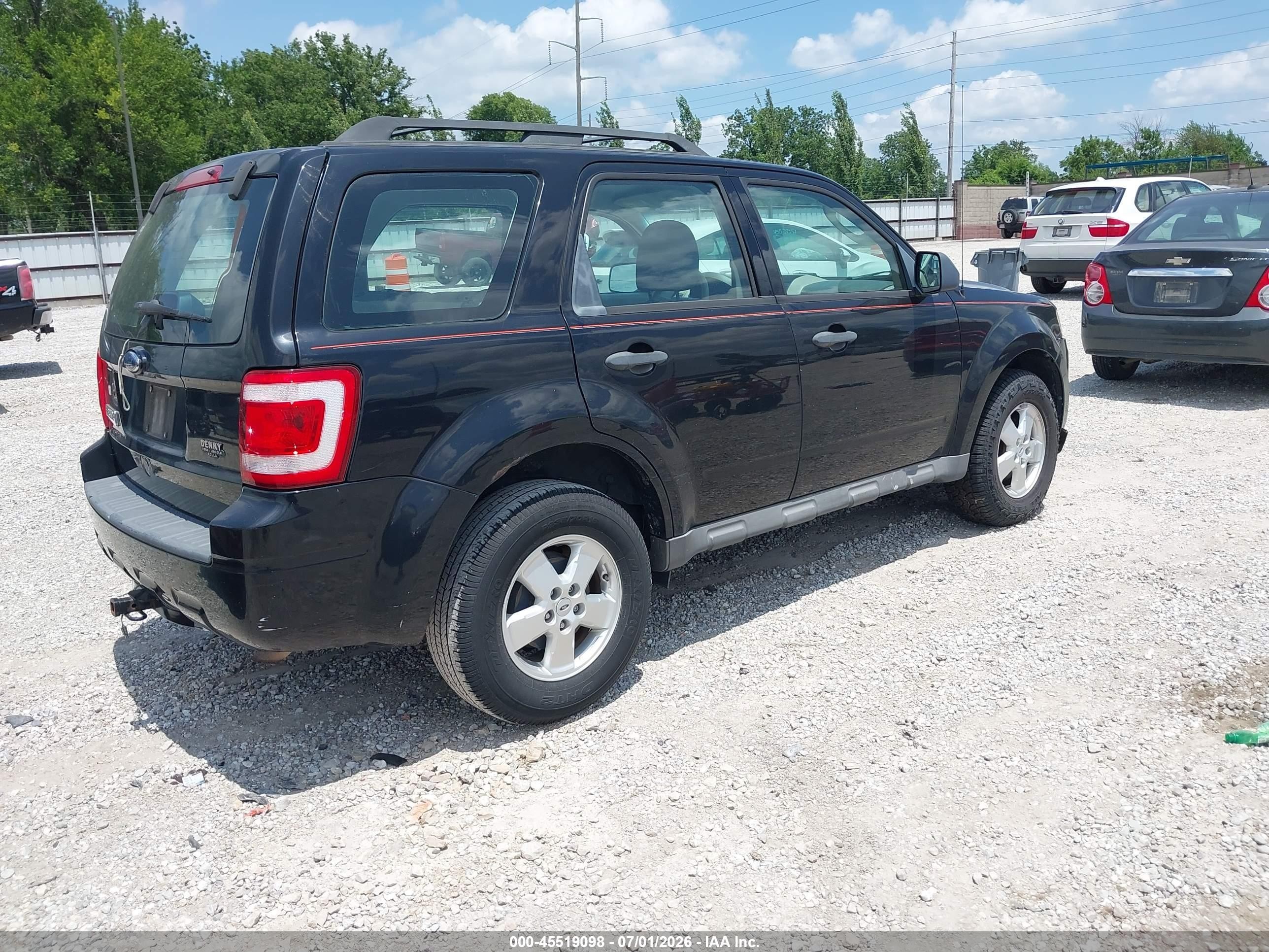 2009 Ford Escape Xls/xls Manual Black vin: 1FMCU02729KB85998