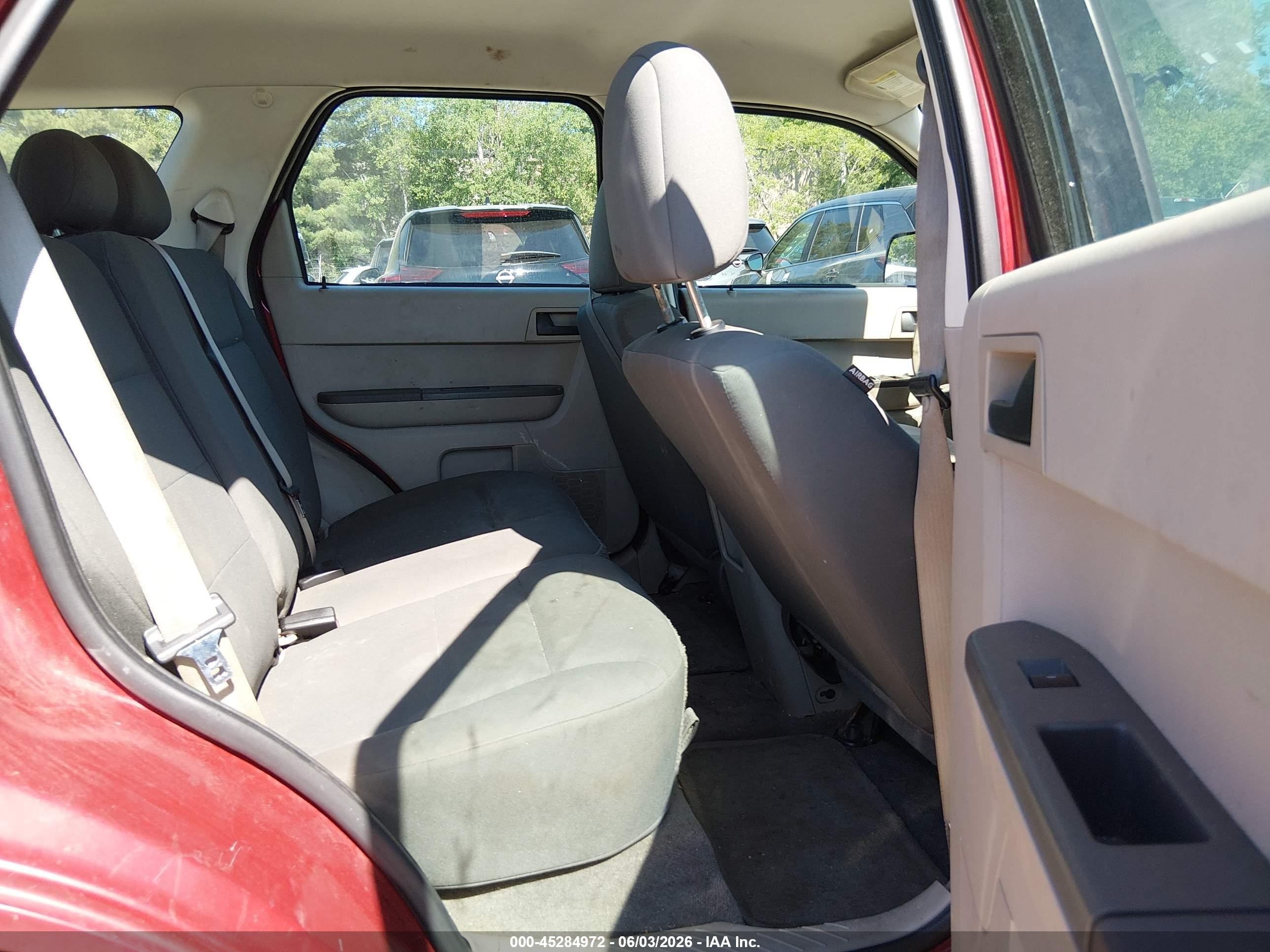 2009 Ford Escape Xls/xls Manual Красный vin: 1FMCU02749KC48812