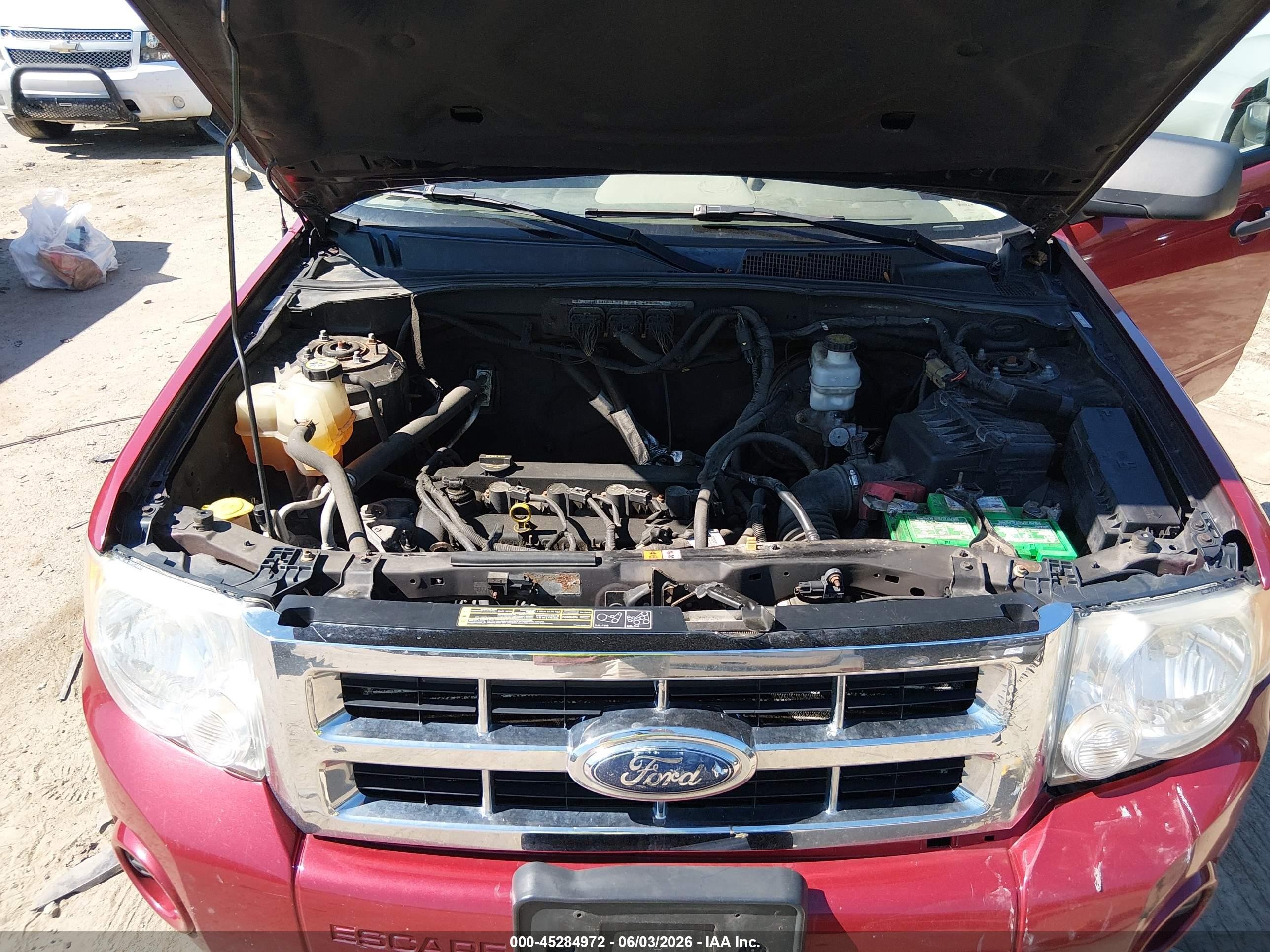2009 Ford Escape Xls/xls Manual Красный vin: 1FMCU02749KC48812