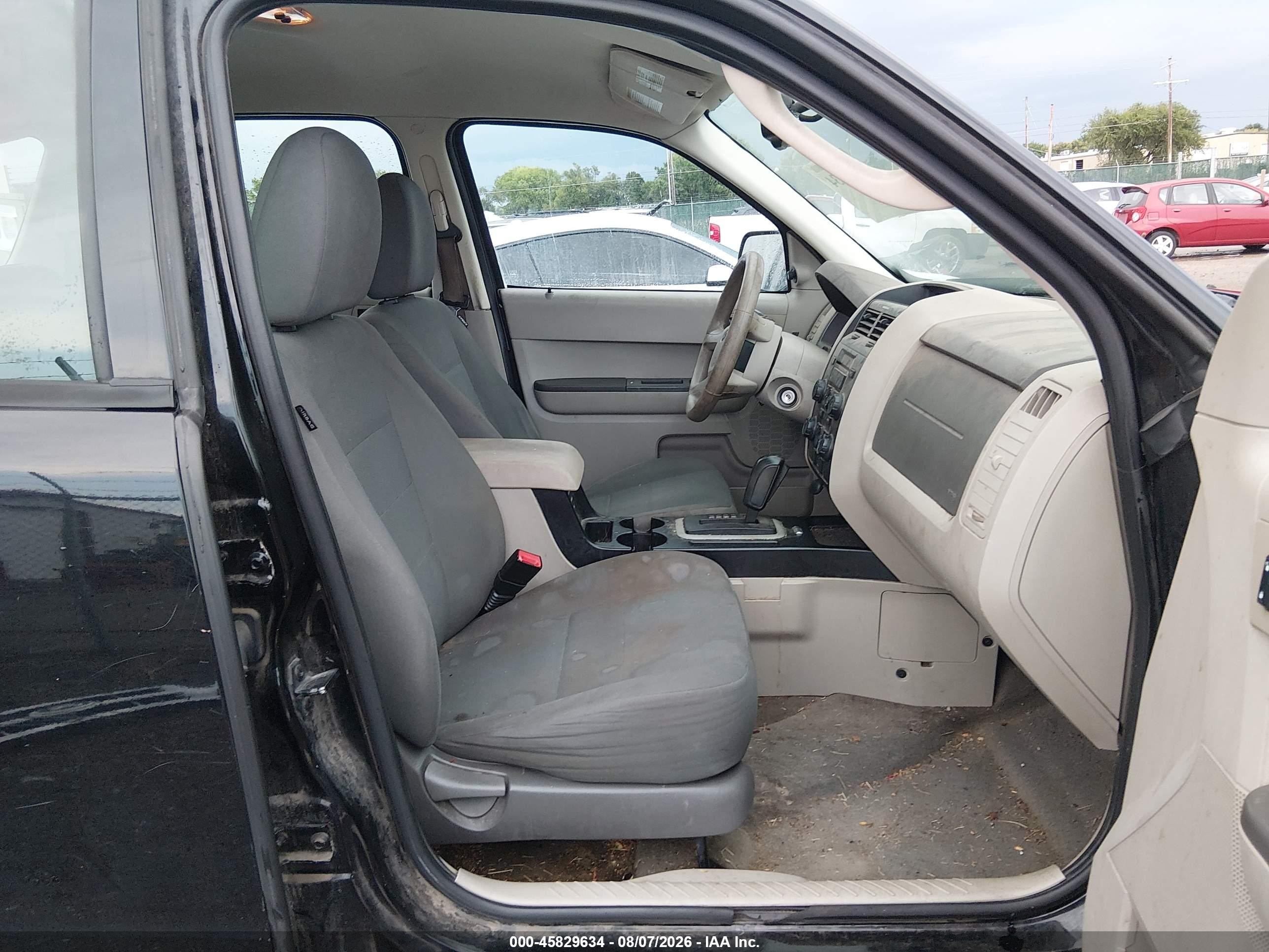 2009 Ford Escape Xls/xls Manual Black vin: 1FMCU02769KC86218