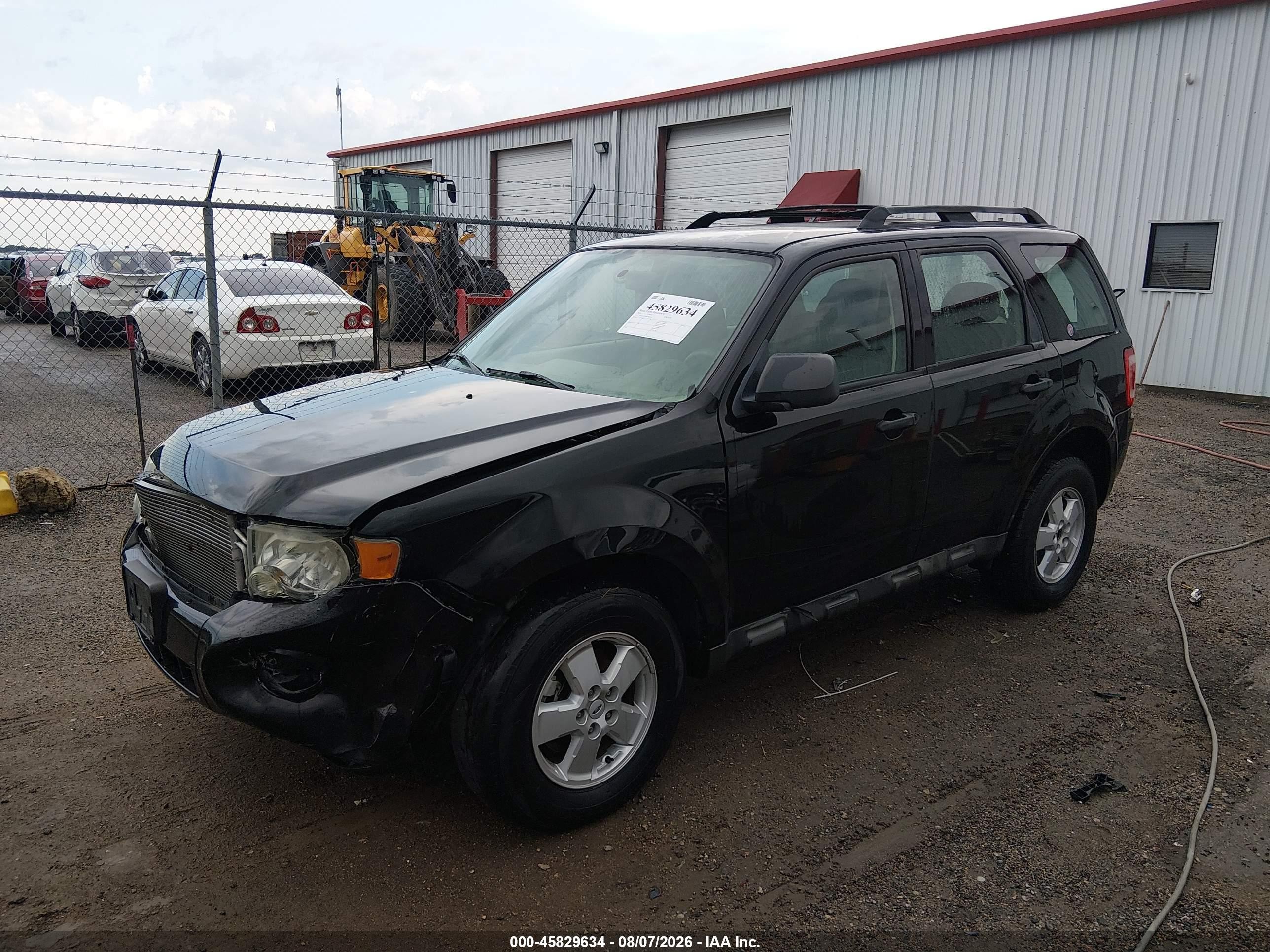 2009 Ford Escape Xls/xls Manual Black vin: 1FMCU02769KC86218