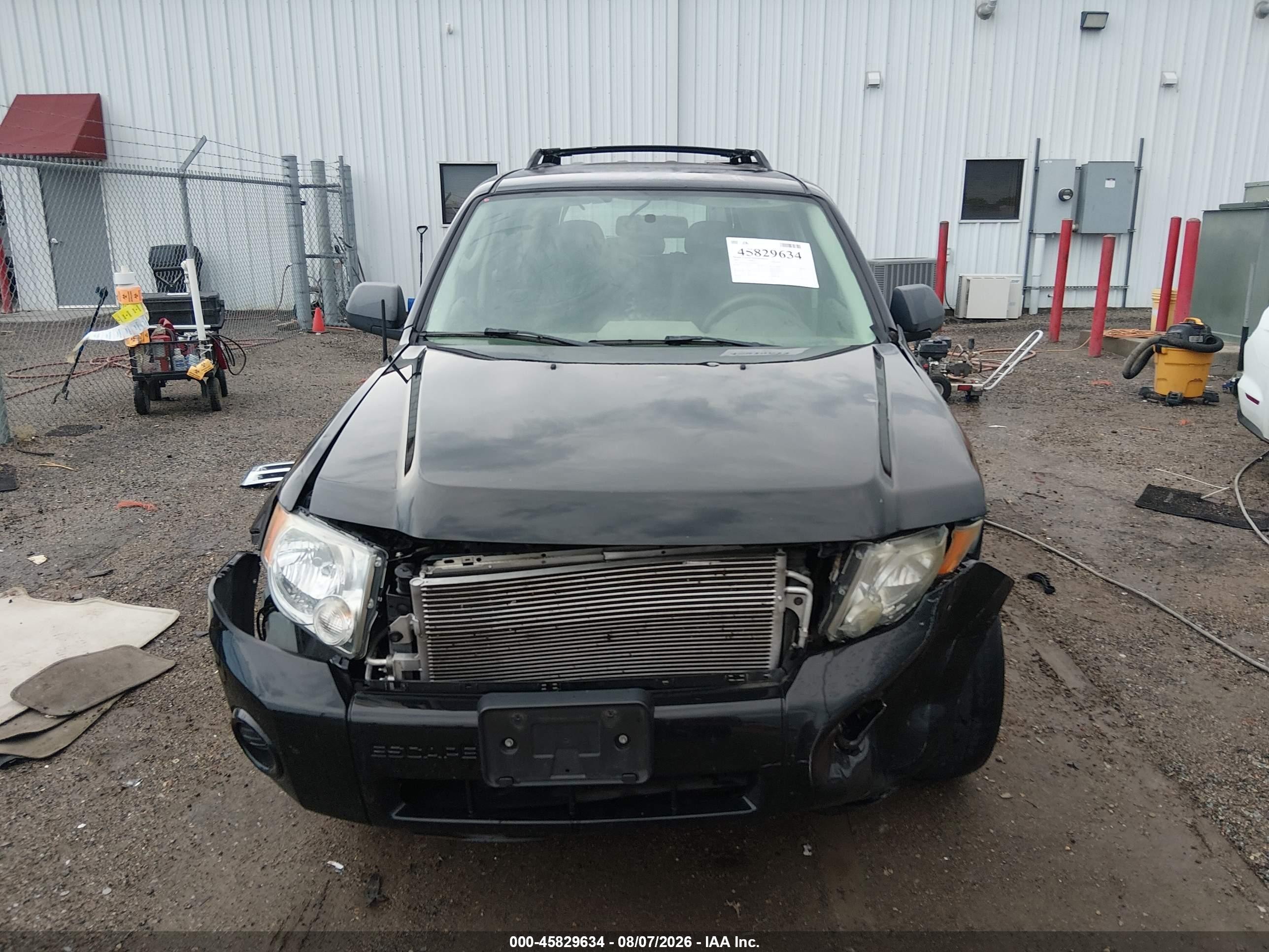 2009 Ford Escape Xls/xls Manual Black vin: 1FMCU02769KC86218