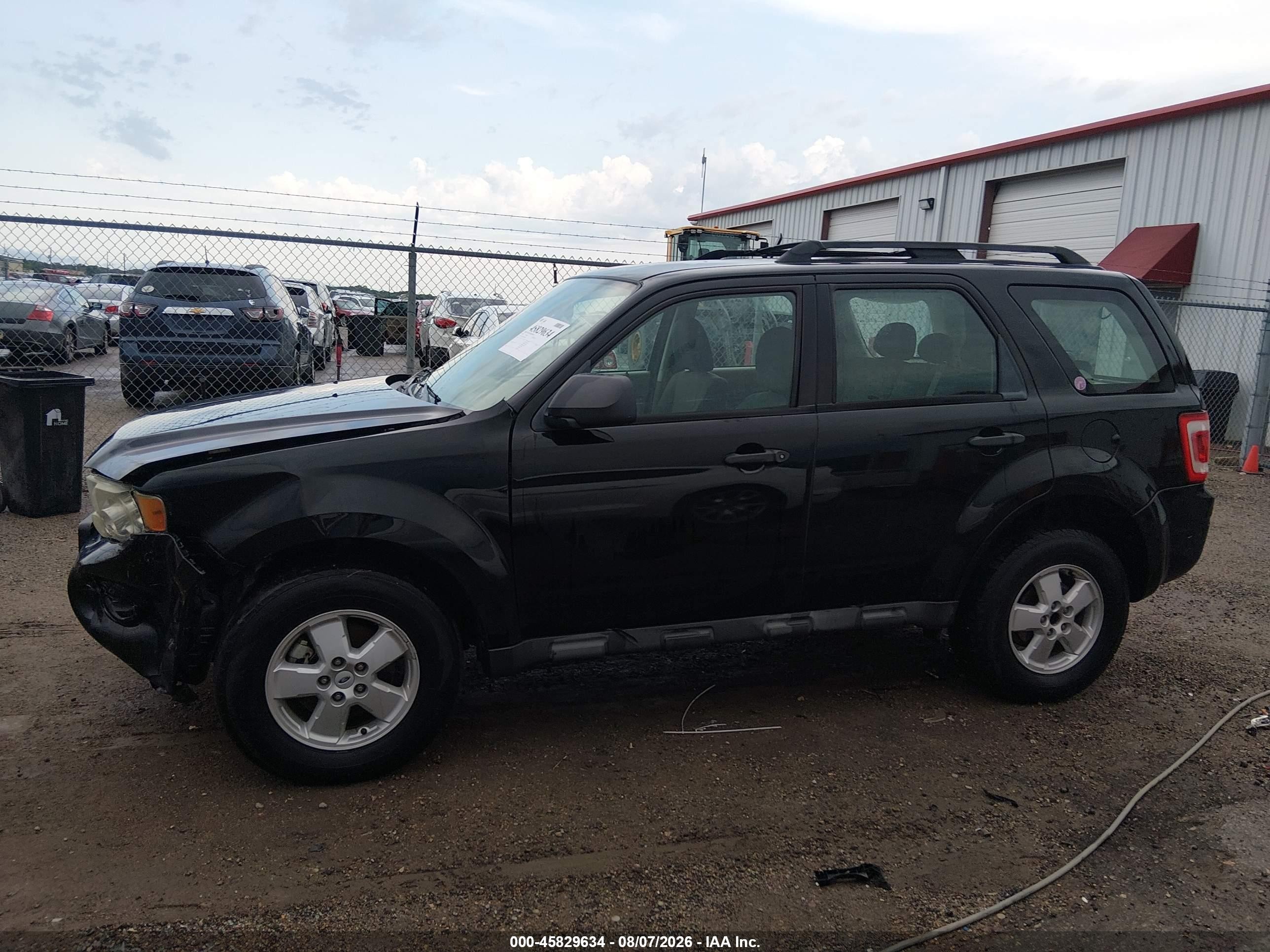 2009 Ford Escape Xls/xls Manual Black vin: 1FMCU02769KC86218