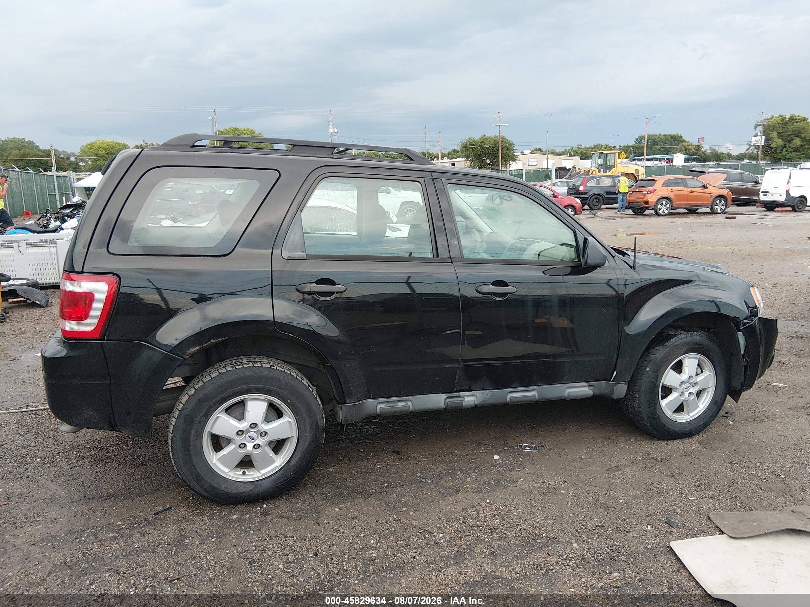 2009 Ford Escape Xls/xls Manual Black vin: 1FMCU02769KC86218