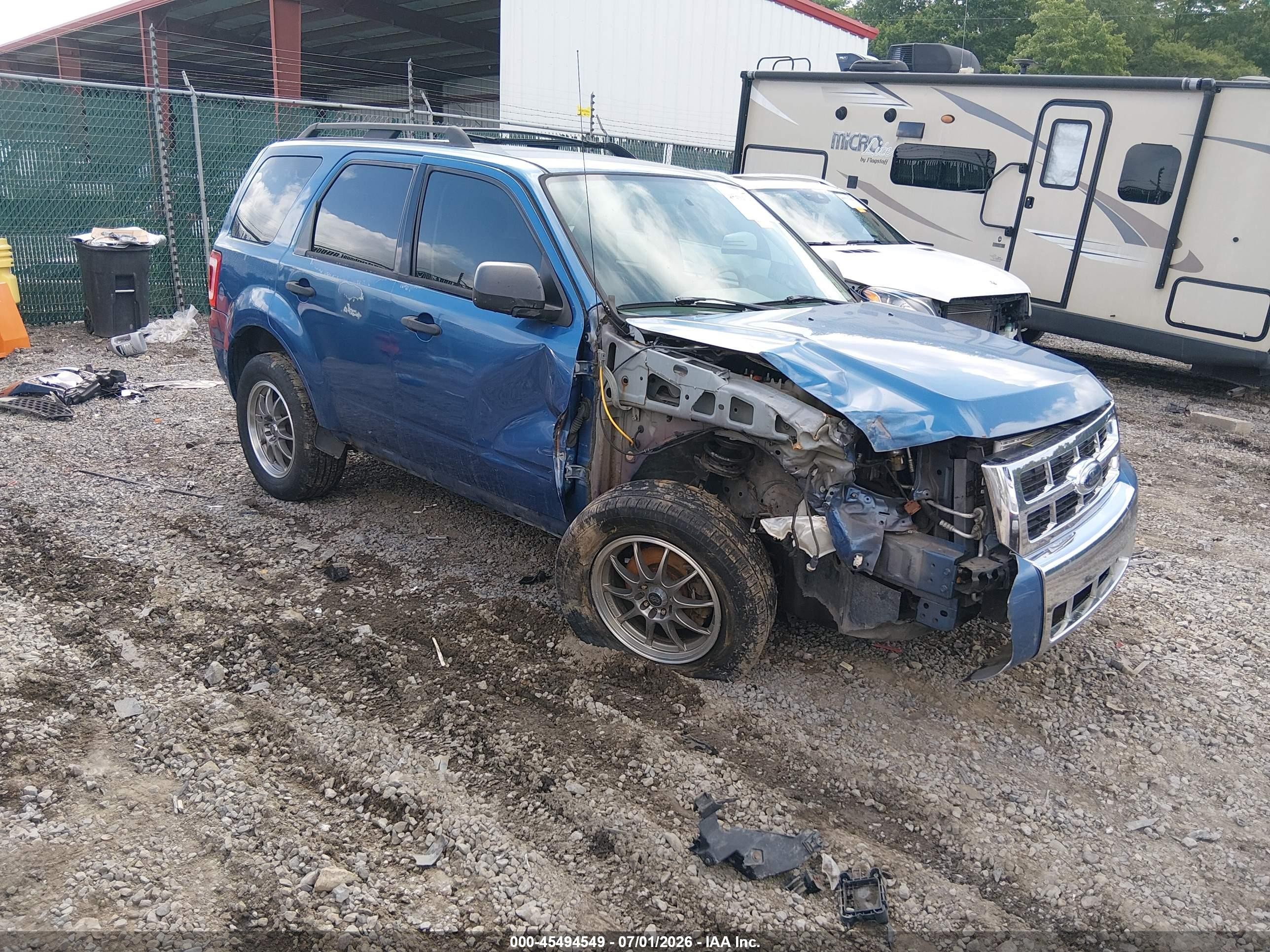 2009 Ford Escape Xls/xls Manual Синий vin: 1FMCU02779KA29522