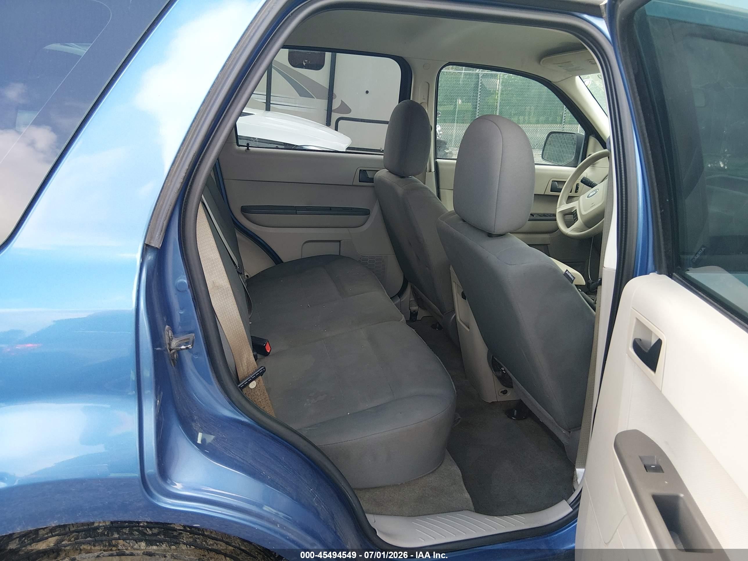 2009 Ford Escape Xls/xls Manual Blue vin: 1FMCU02779KA29522