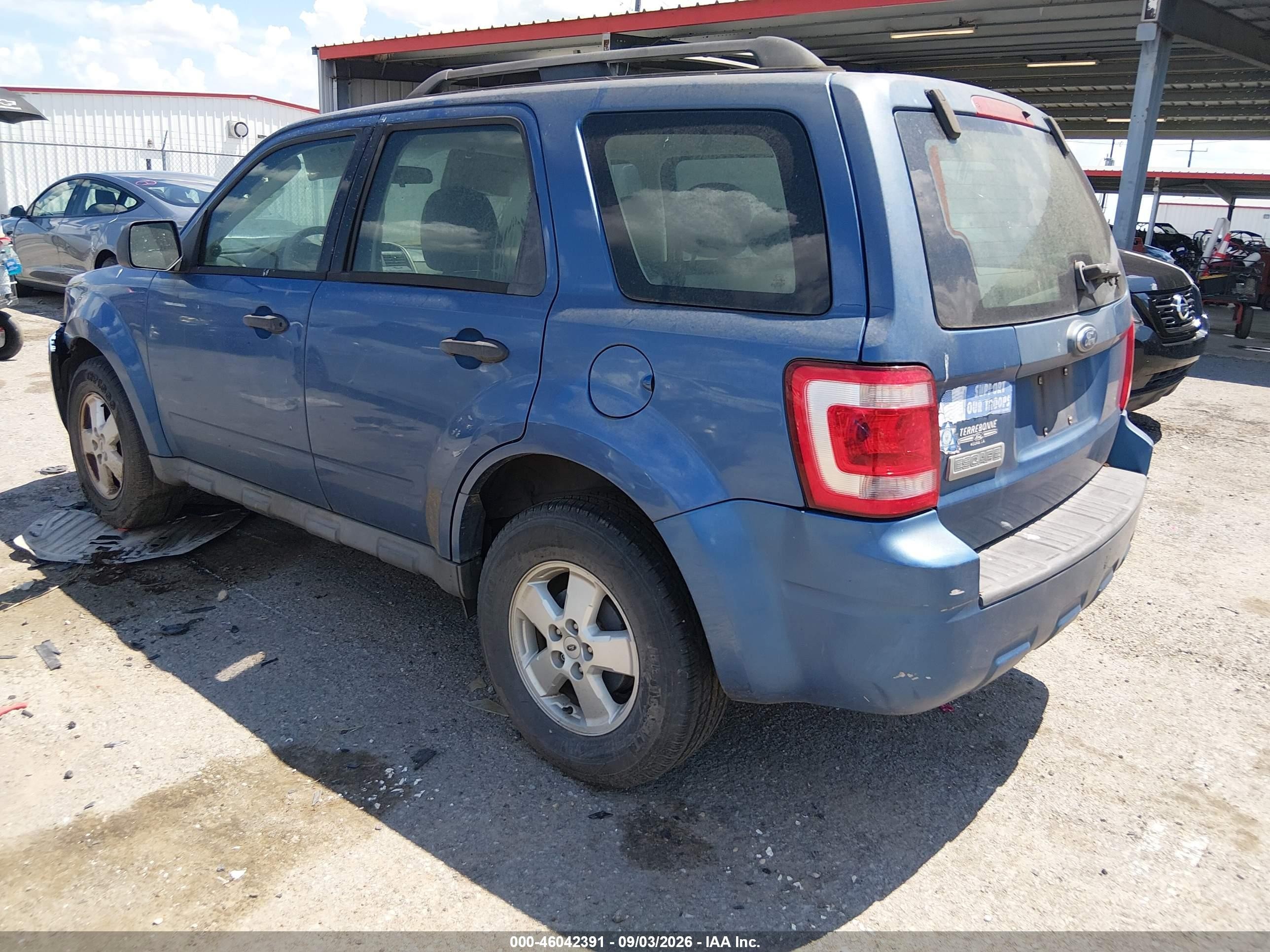 2009 Ford Escape Xls/xls Manual Blue vin: 1FMCU02779KB93997