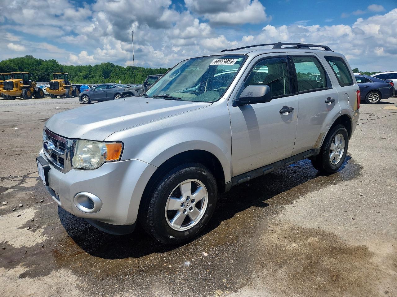 2009 Ford Escape Xls Silver vin: 1FMCU02779KD08243