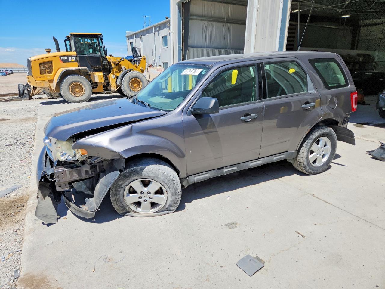 2009 Ford Escape Xls Gray vin: 1FMCU027X9KA29398