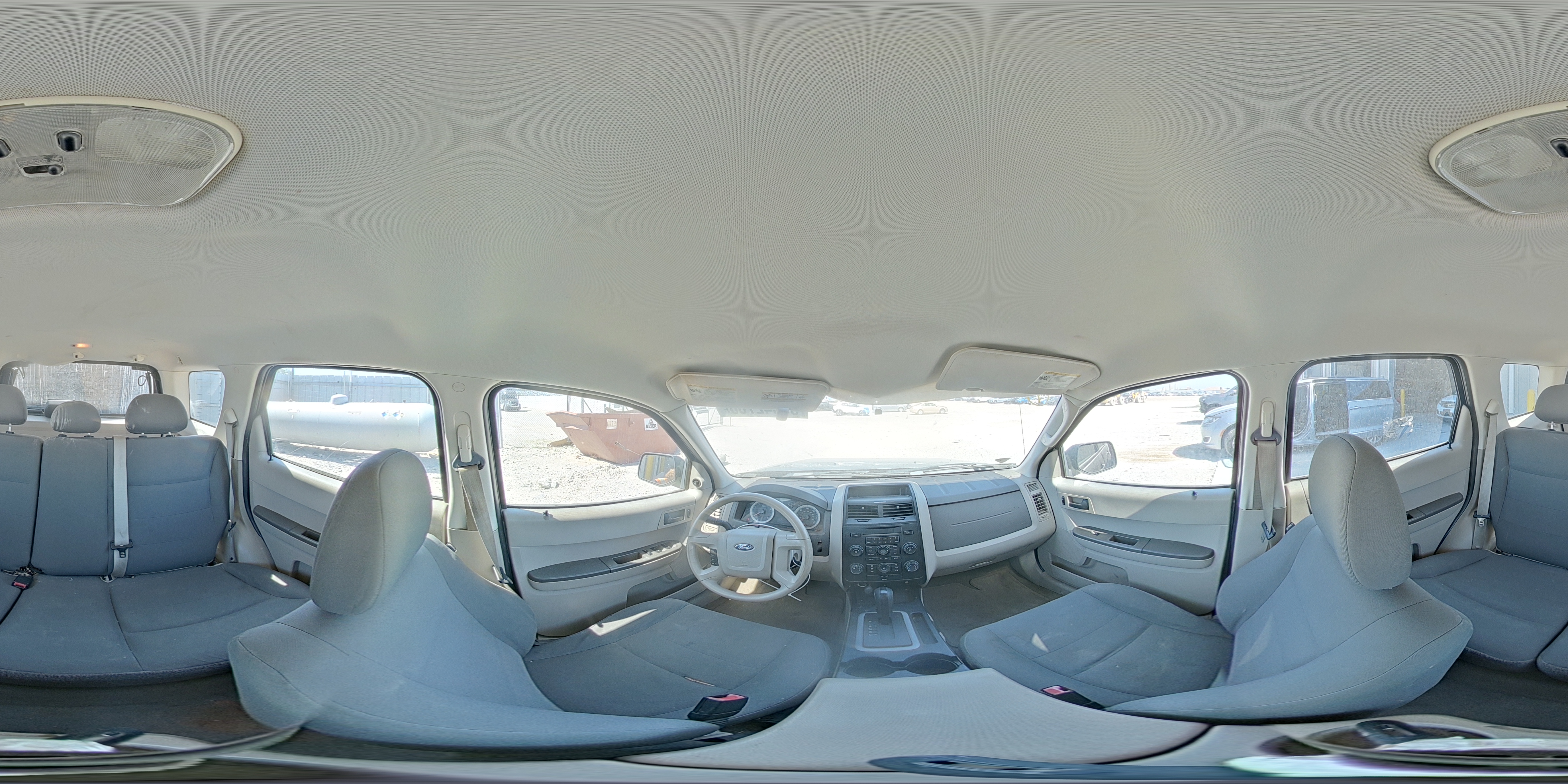 2009 Ford Escape Xls Gray vin: 1FMCU027X9KA29398