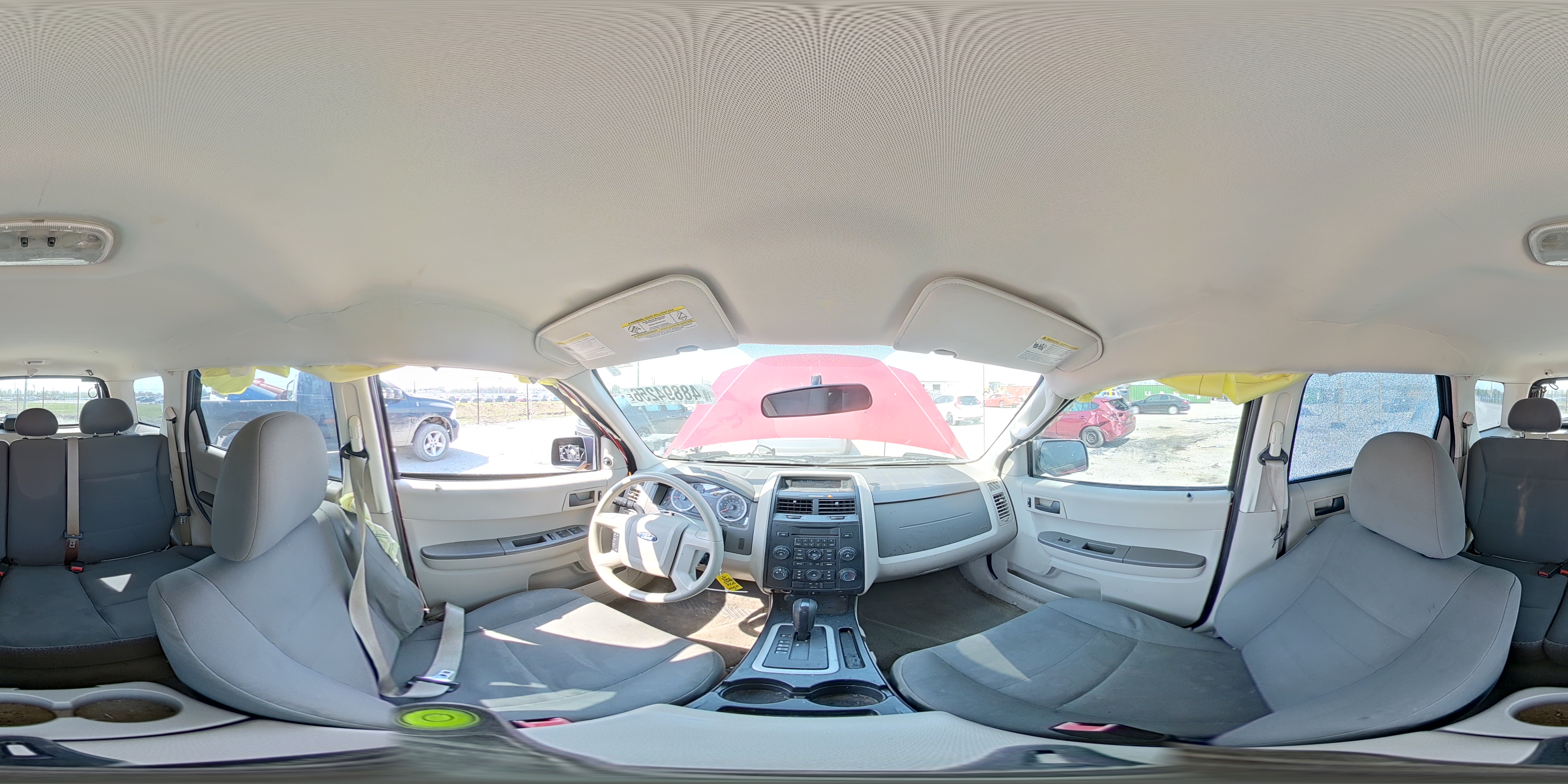 2009 Ford Escape Xls Red vin: 1FMCU027X9KD01657