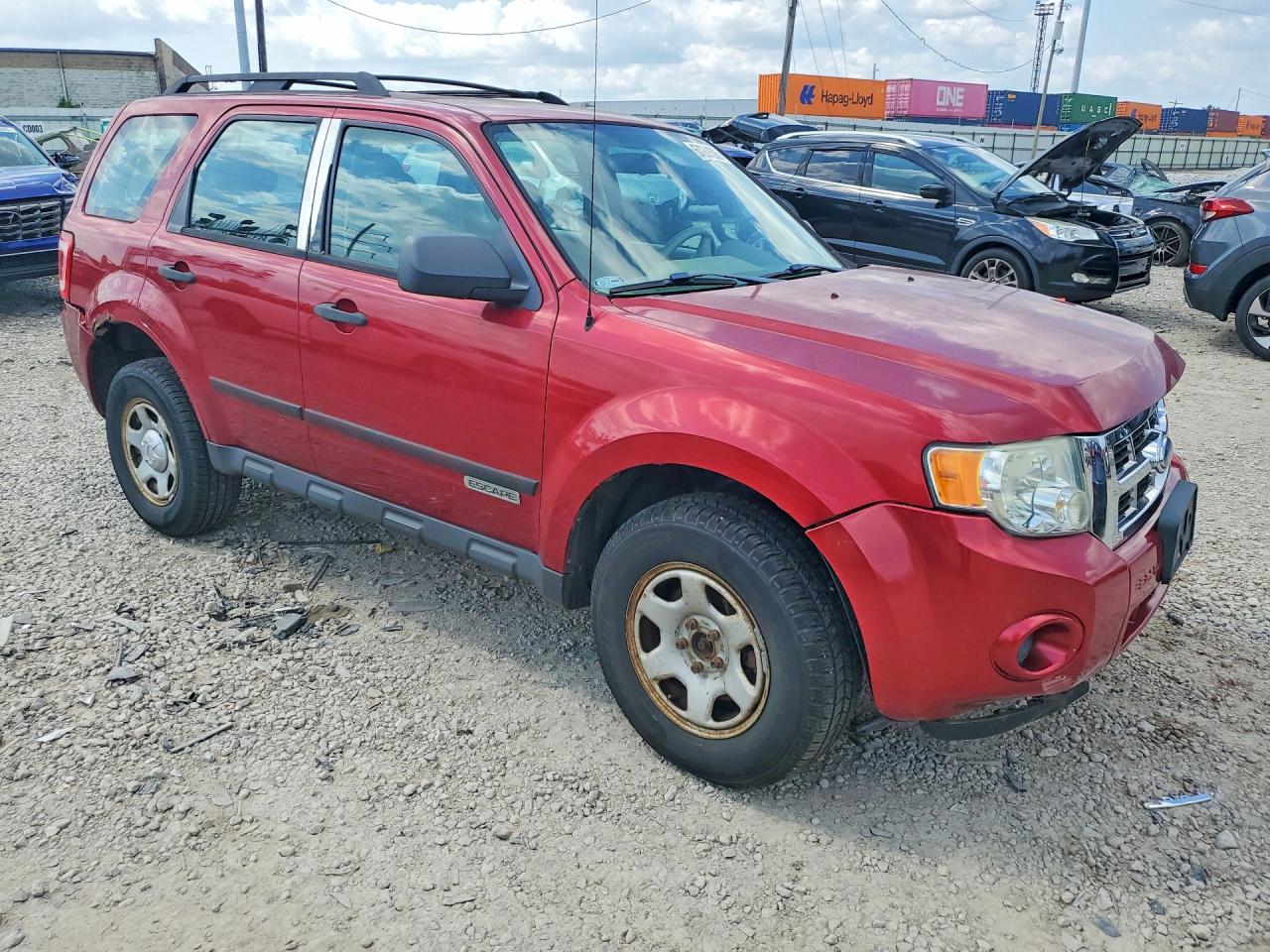 2008 Ford Escape Xls Красный vin: 1FMCU02Z08KA21066