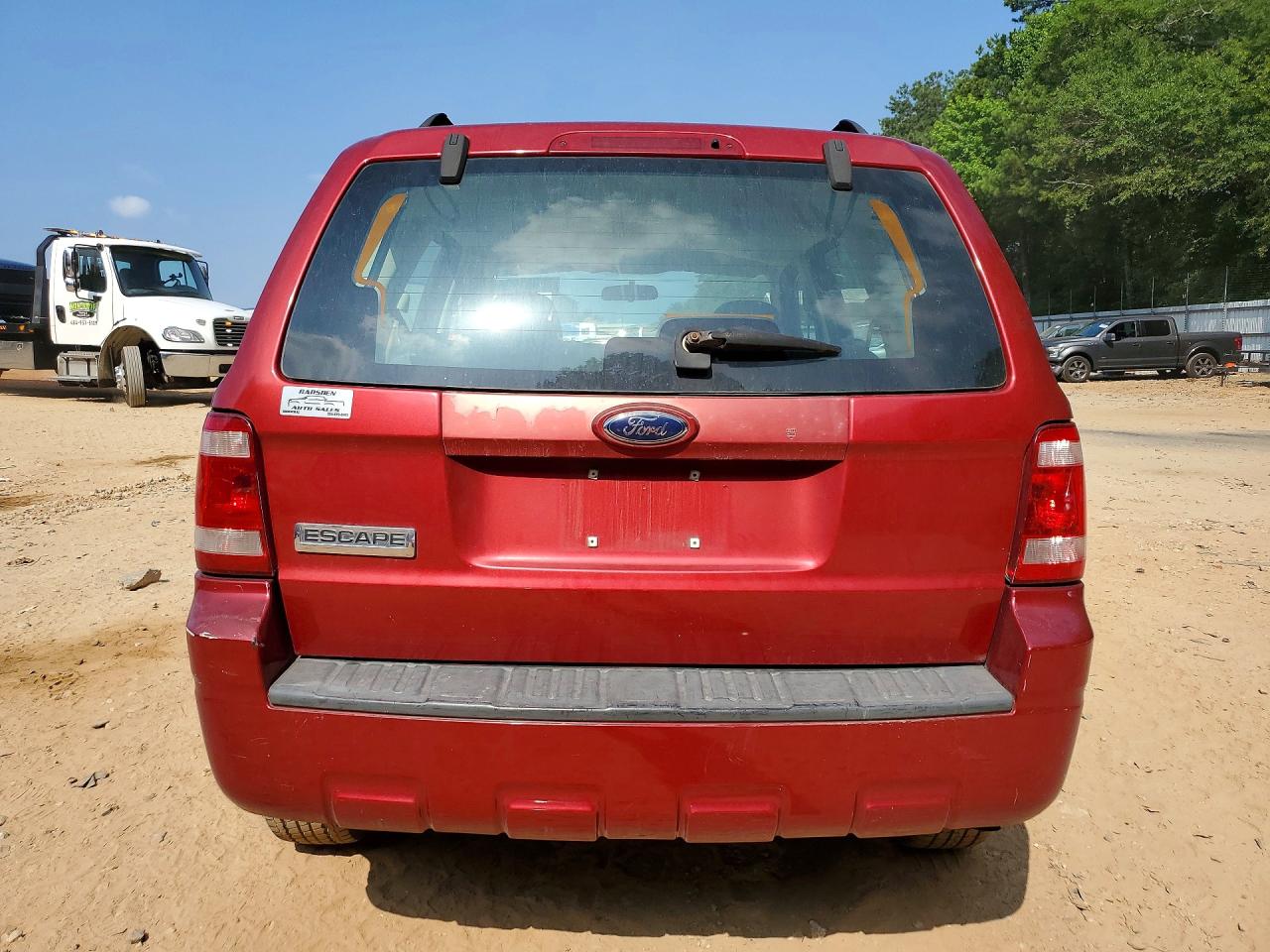 2008 Ford Escape Xls Красный vin: 1FMCU02Z08KC08551