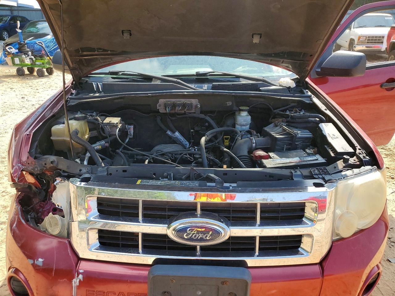2008 Ford Escape Xls Красный vin: 1FMCU02Z08KC08551