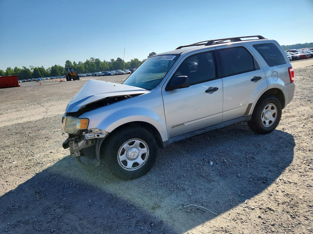 2008 Ford Escape Xls Silver vin: 1FMCU02Z28KB09360
