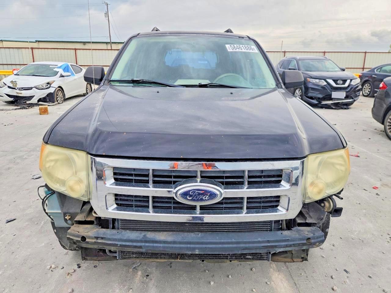 2008 Ford Escape Xls Black vin: 1FMCU02Z28KD91791