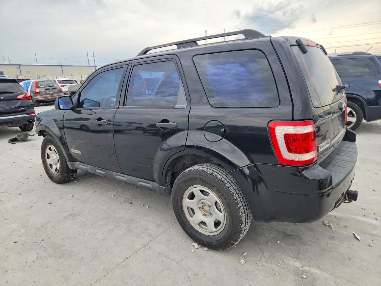 2008 Ford Escape Xls Black vin: 1FMCU02Z28KD91791