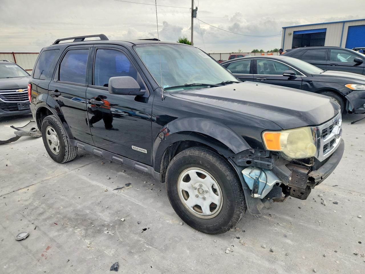 2008 Ford Escape Xls Black vin: 1FMCU02Z28KD91791