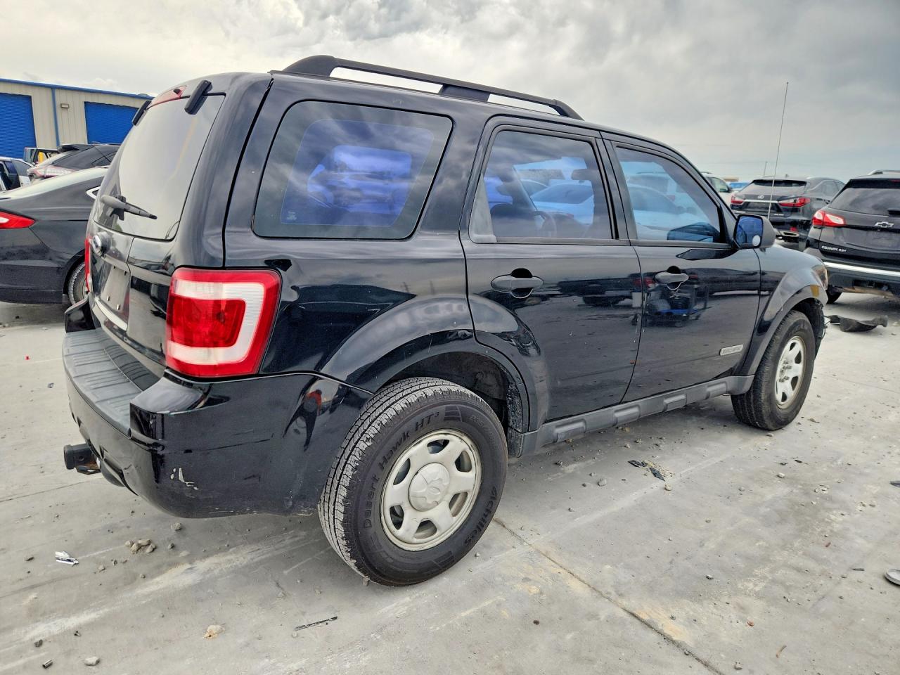2008 Ford Escape Xls Black vin: 1FMCU02Z28KD91791