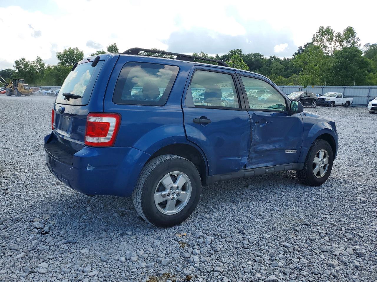 2008 Ford Escape Xls Blue vin: 1FMCU02Z28KE64593