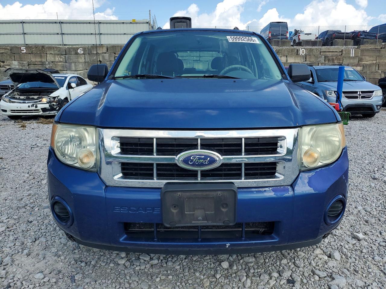 2008 Ford Escape Xls Blue vin: 1FMCU02Z28KE64593