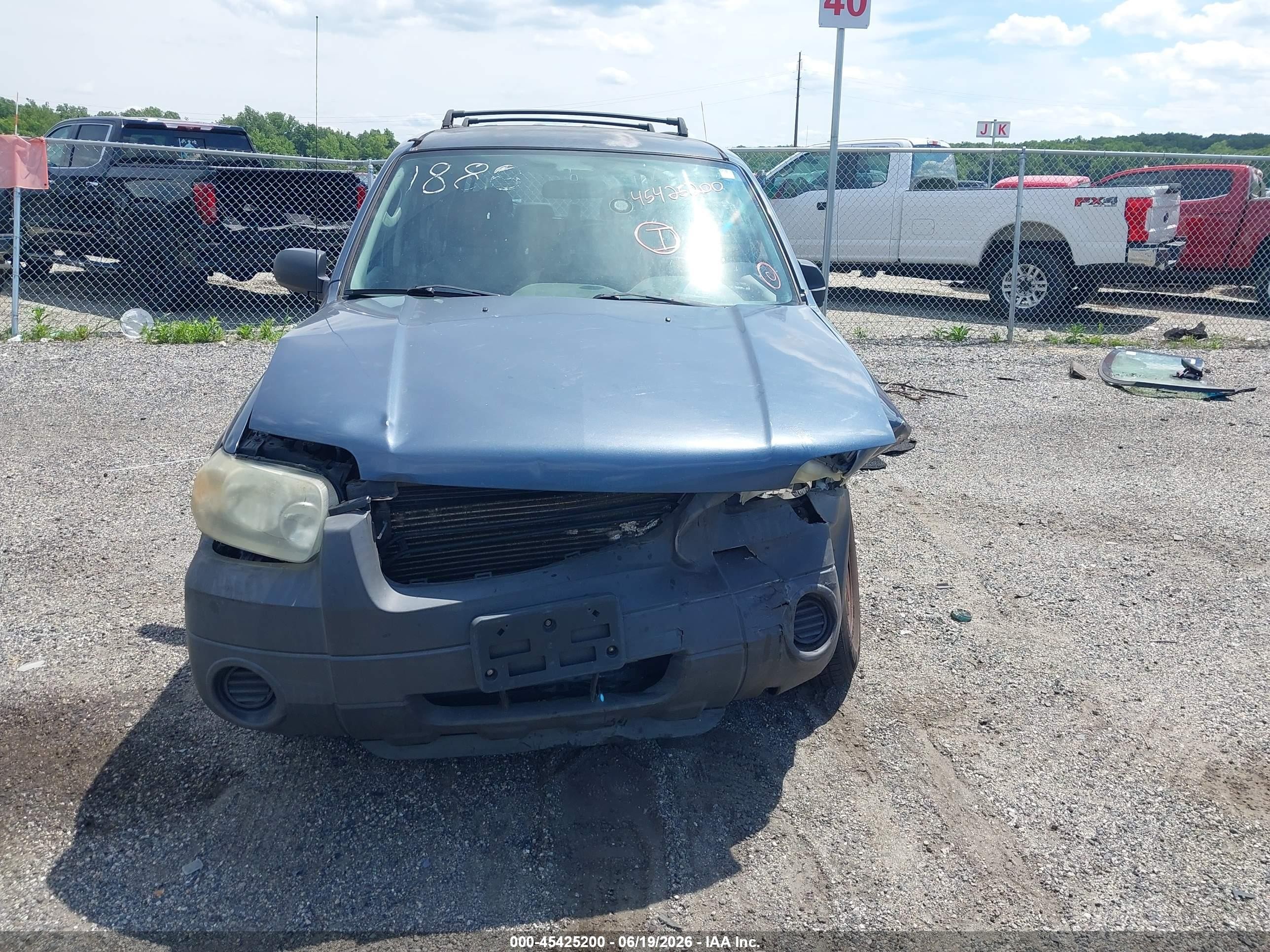 2006 Ford Escape Xls Blue vin: 1FMCU02Z36KA41888