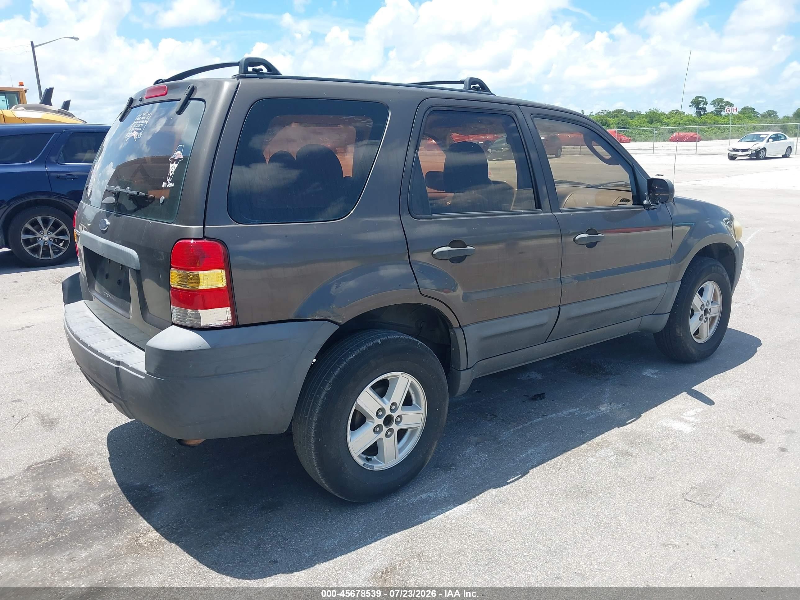 2007 Ford Escape Xls/xls Manual Brown vin: 1FMCU02Z37KA30150