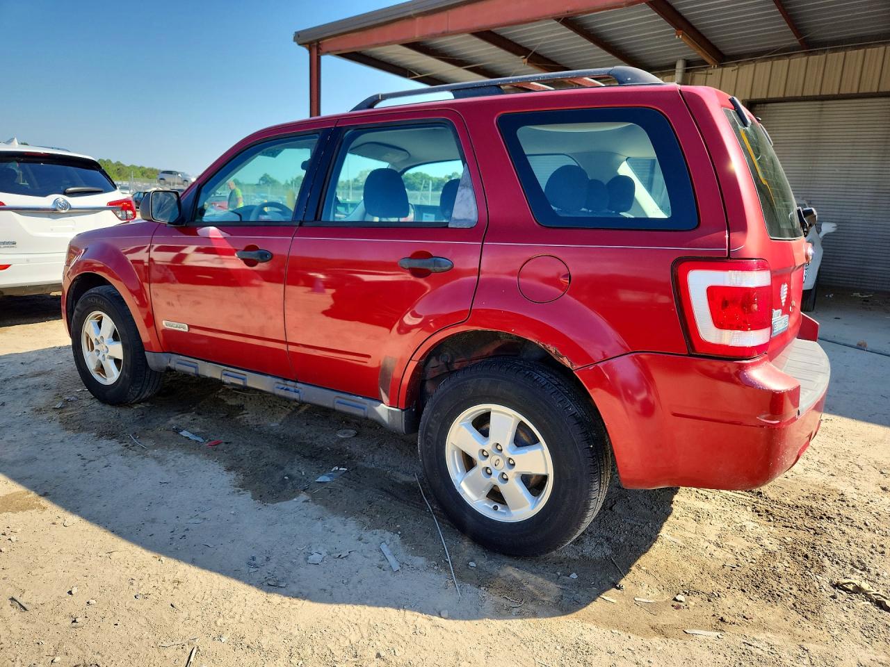 2008 Ford Escape Xls Red vin: 1FMCU02Z48KB13300