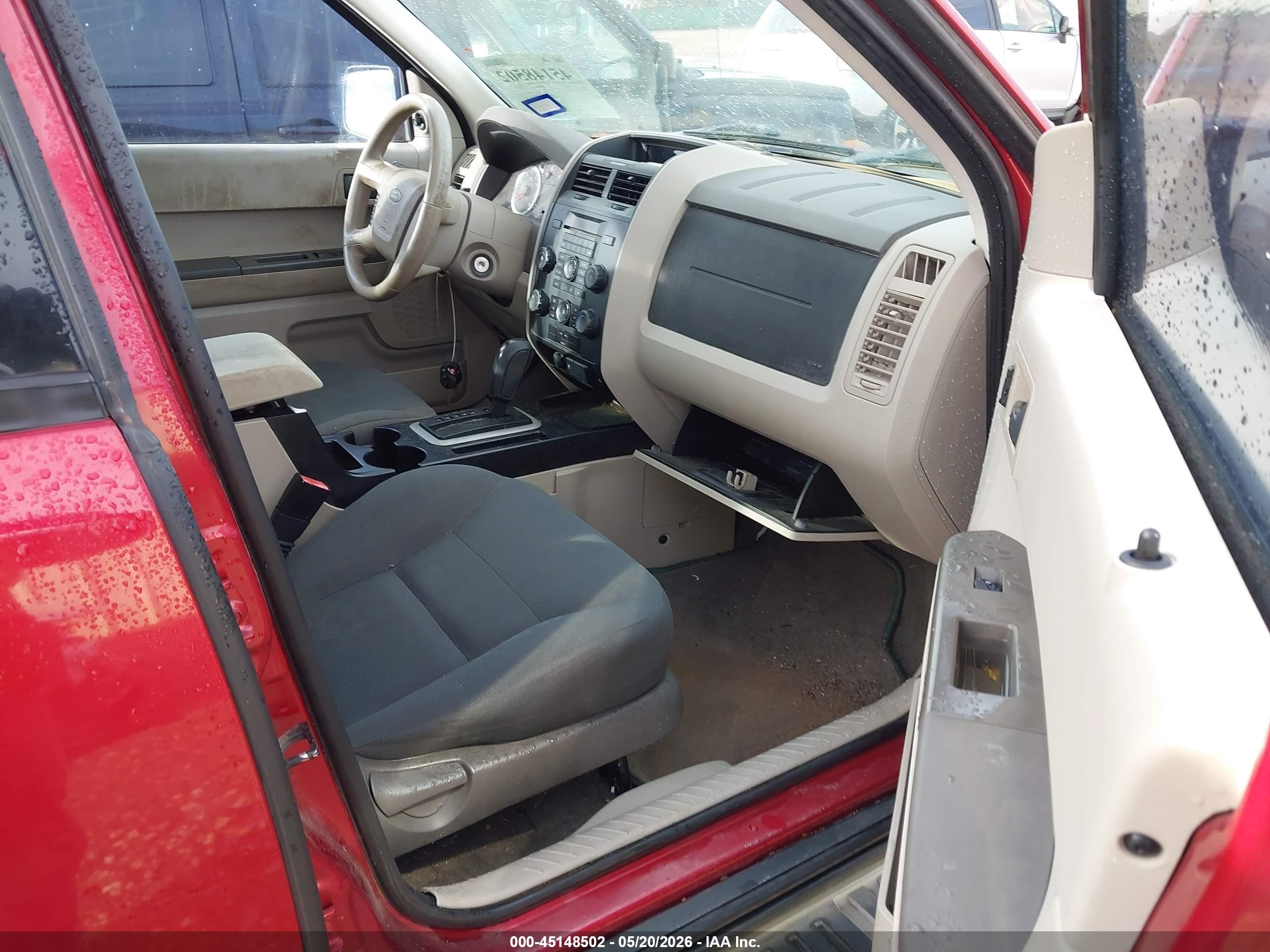 2008 Ford Escape Xls/xls Manual Red vin: 1FMCU02Z48KB14155