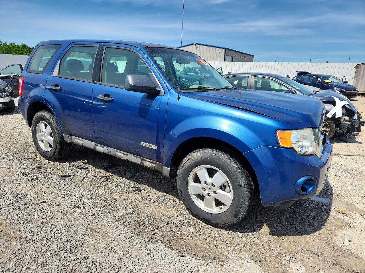 2008 Ford Escape Xls Blue vin: 1FMCU02Z48KE00524