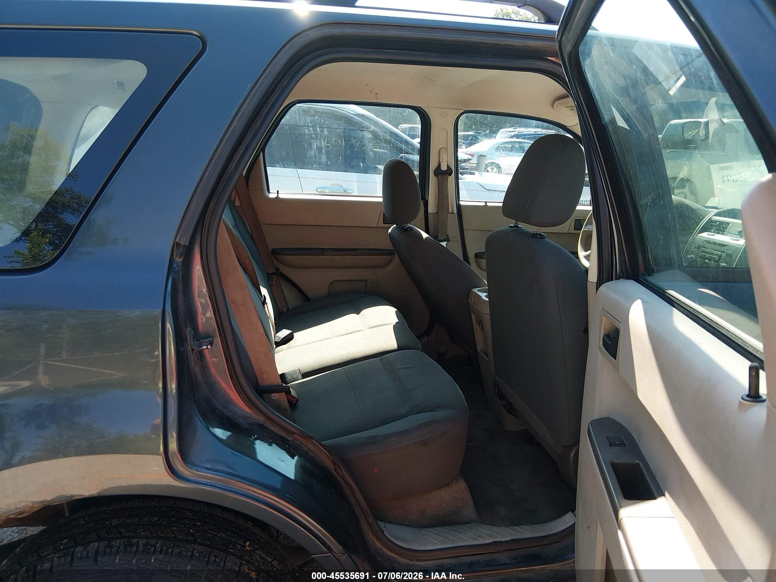 2008 Ford Escape Xls/xls Manual Gray vin: 1FMCU02Z48KE48220