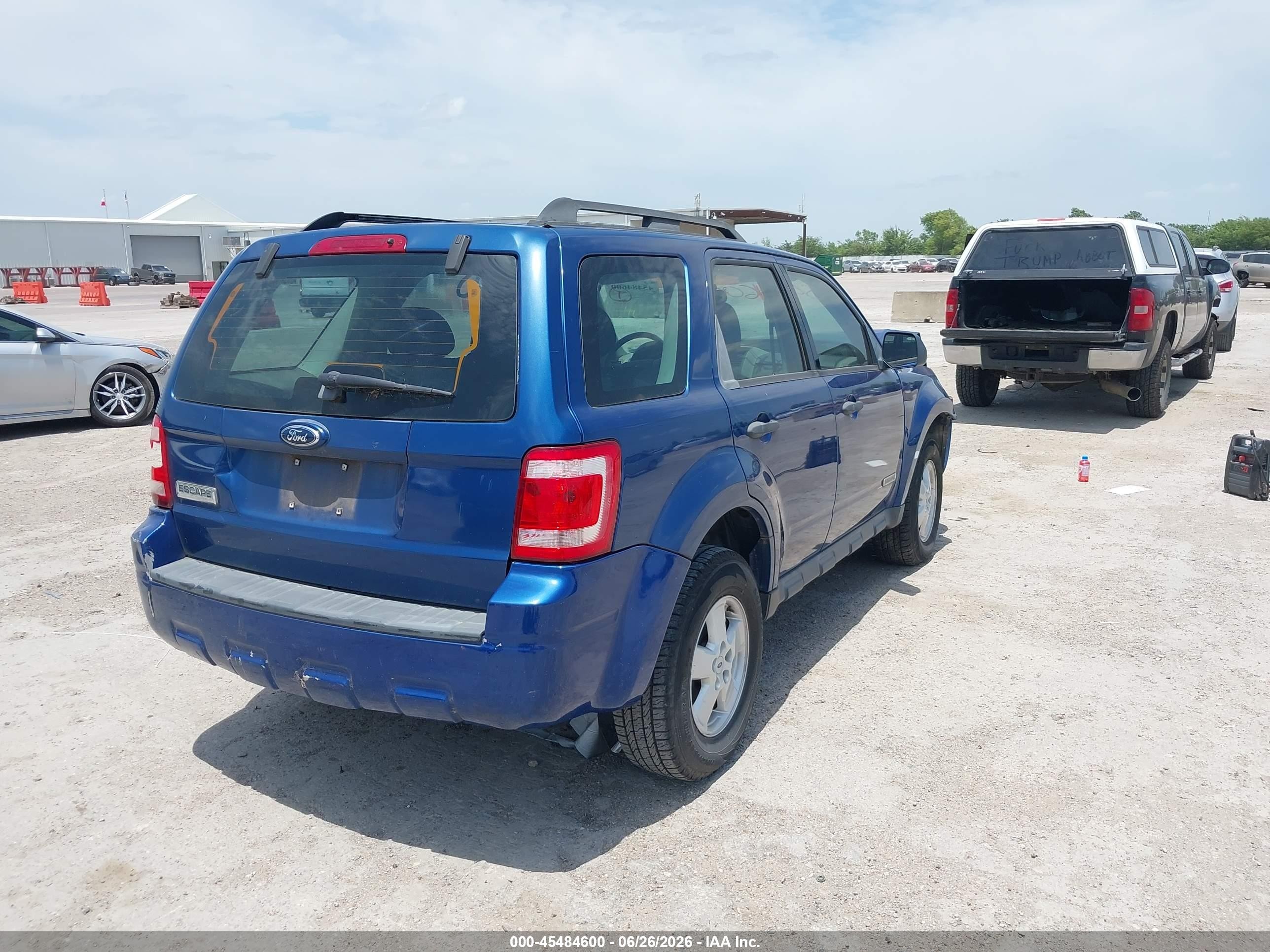 2008 Ford Escape Xls/xls Manual Blue vin: 1FMCU02Z58KD57974