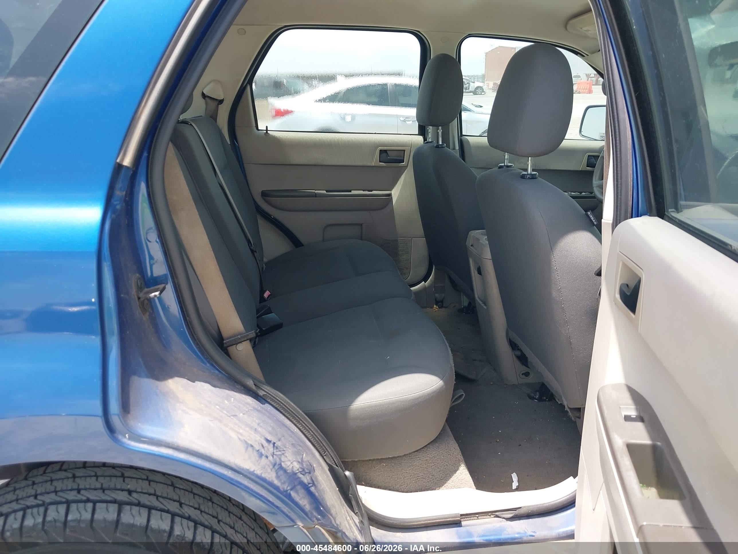 2008 Ford Escape Xls/xls Manual Blue vin: 1FMCU02Z58KD57974