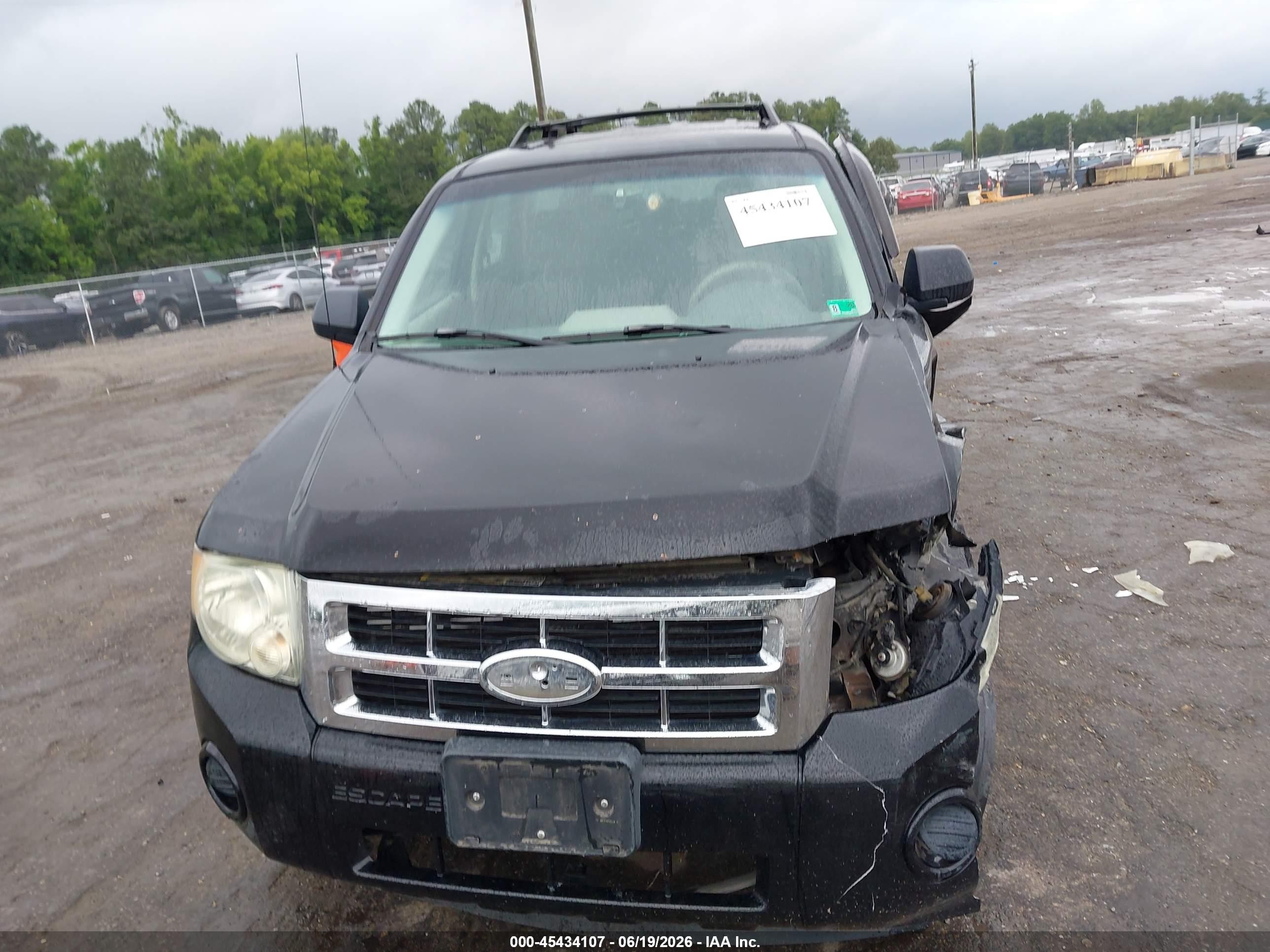 2008 Ford Escape Xls/xls Manual Черный vin: 1FMCU02Z78KA59961