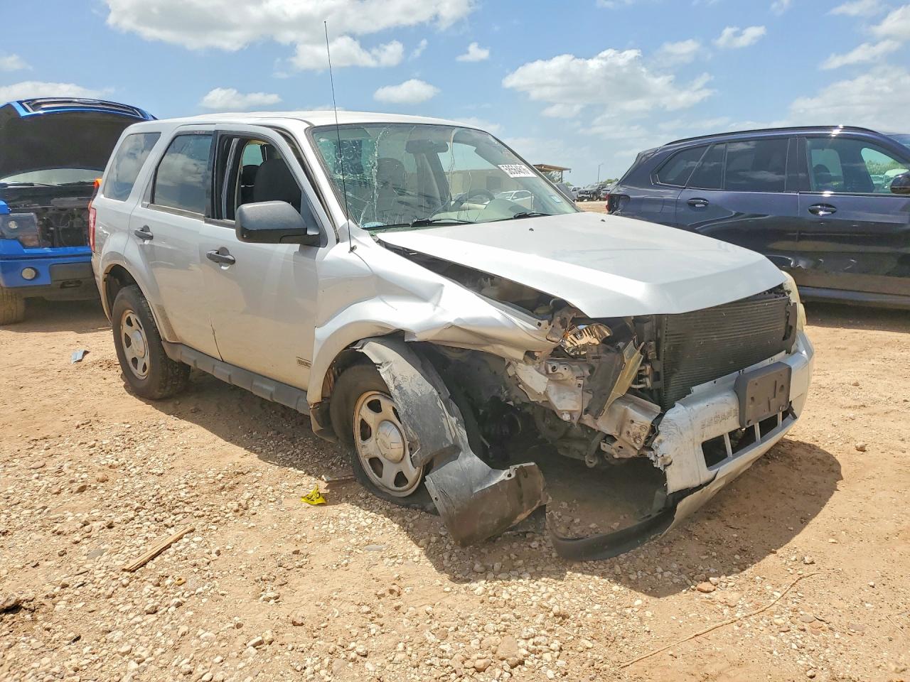 2008 Ford Escape Xls Silver vin: 1FMCU02Z78KB14571