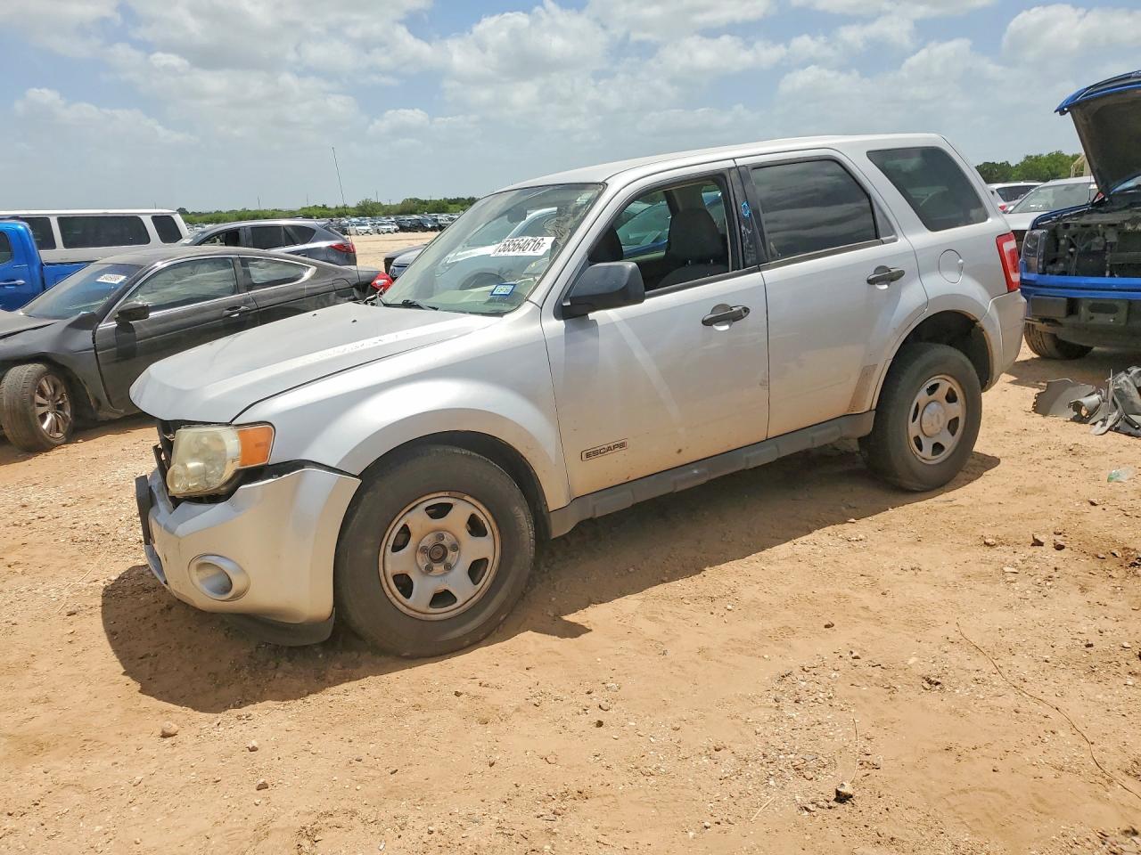 2008 Ford Escape Xls Silver vin: 1FMCU02Z78KB14571