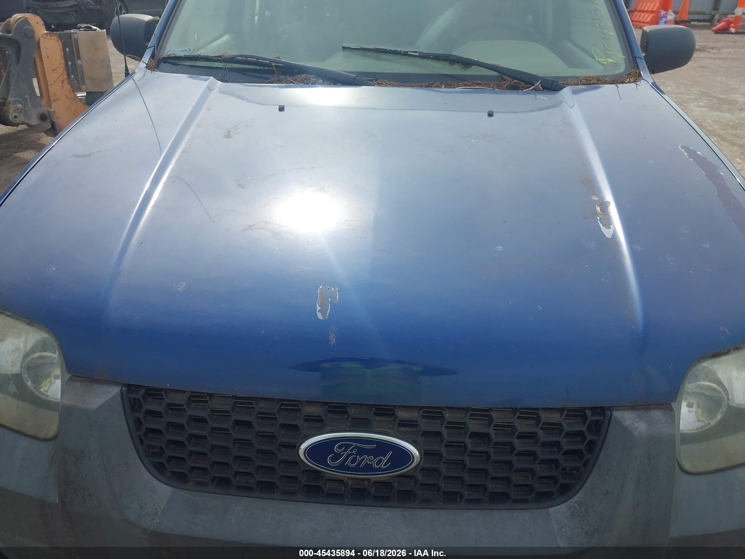 2007 Ford Escape Xls/xls Manual Синий vin: 1FMCU02Z87KB95255
