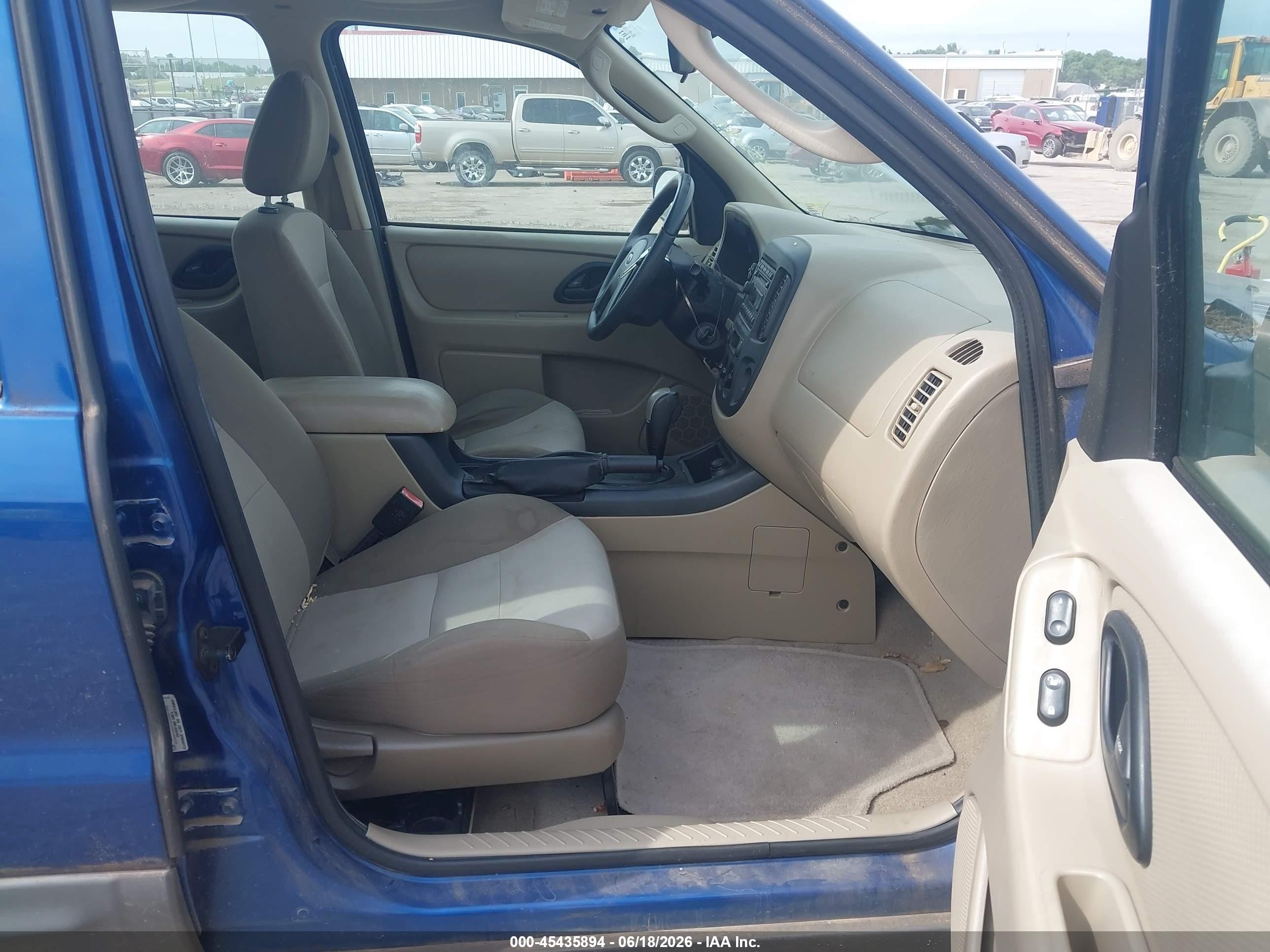 2007 Ford Escape Xls/xls Manual Синий vin: 1FMCU02Z87KB95255