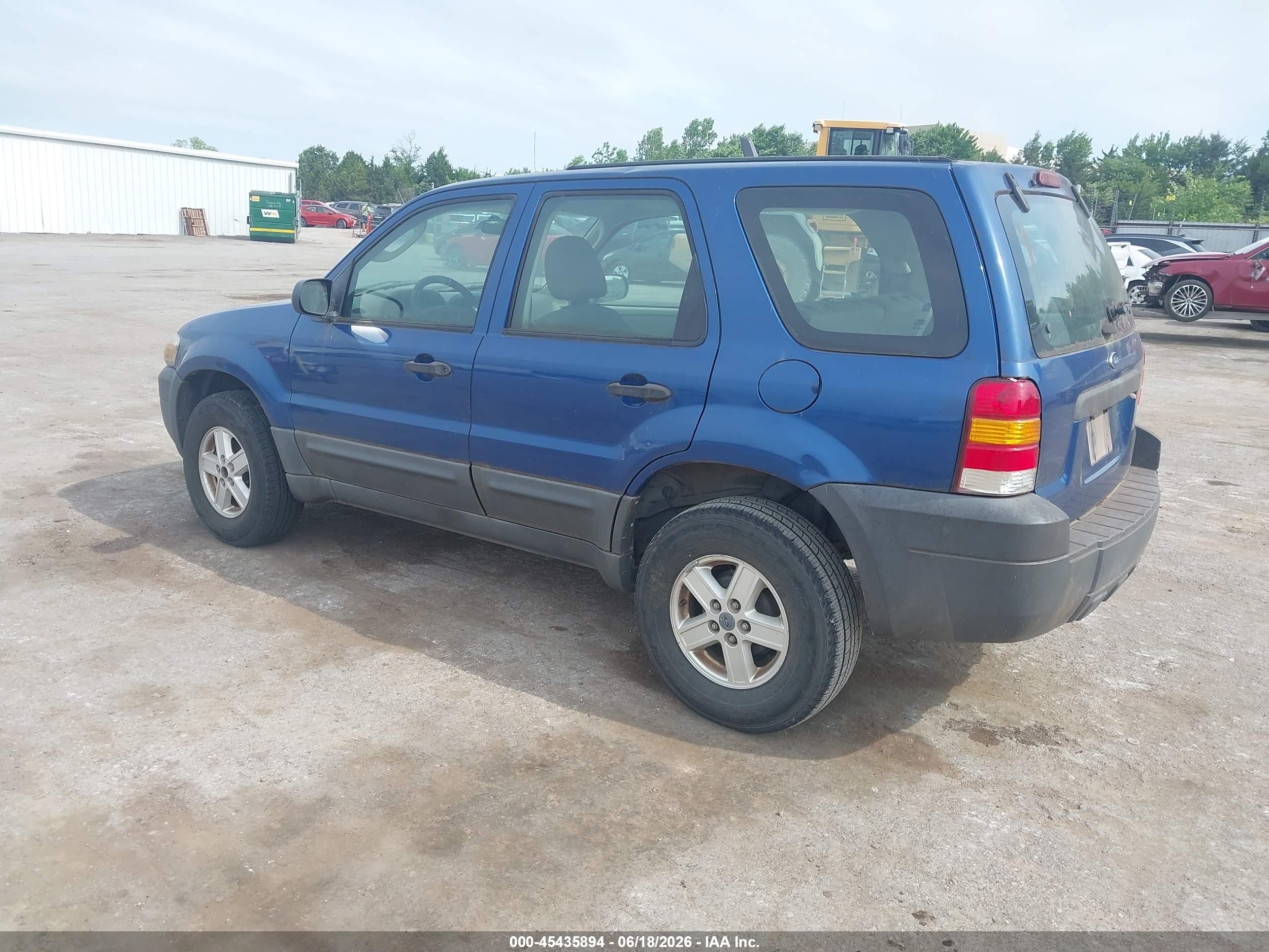 2007 Ford Escape Xls/xls Manual Синий vin: 1FMCU02Z87KB95255