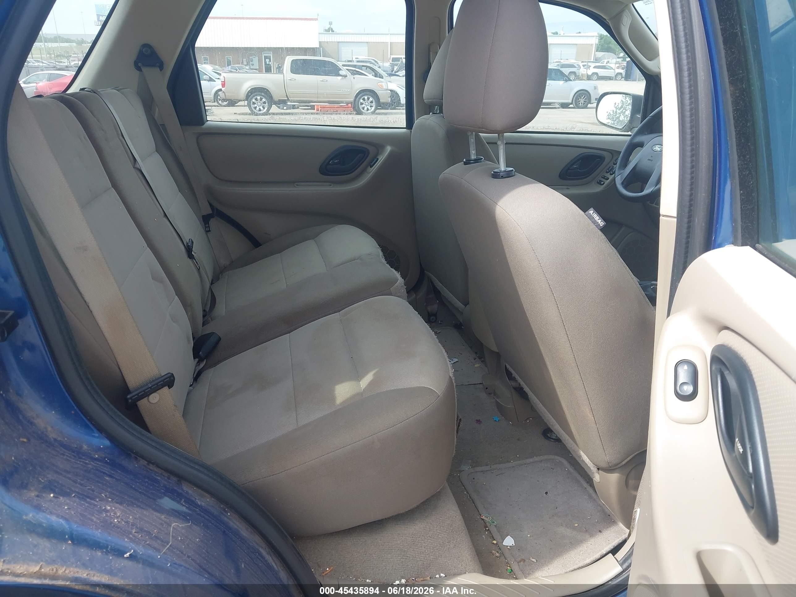 2007 Ford Escape Xls/xls Manual Синий vin: 1FMCU02Z87KB95255