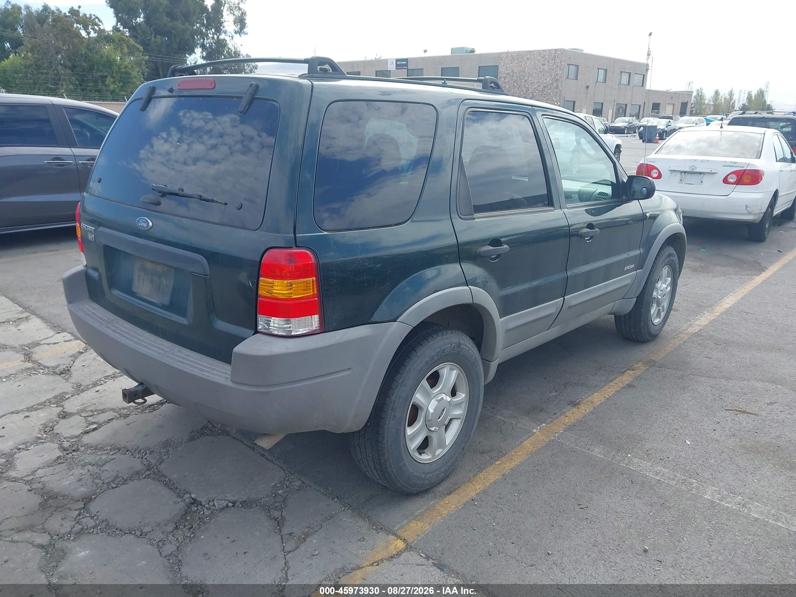 2002 Ford Escape Xlt Green vin: 1FMCU03102KB00981