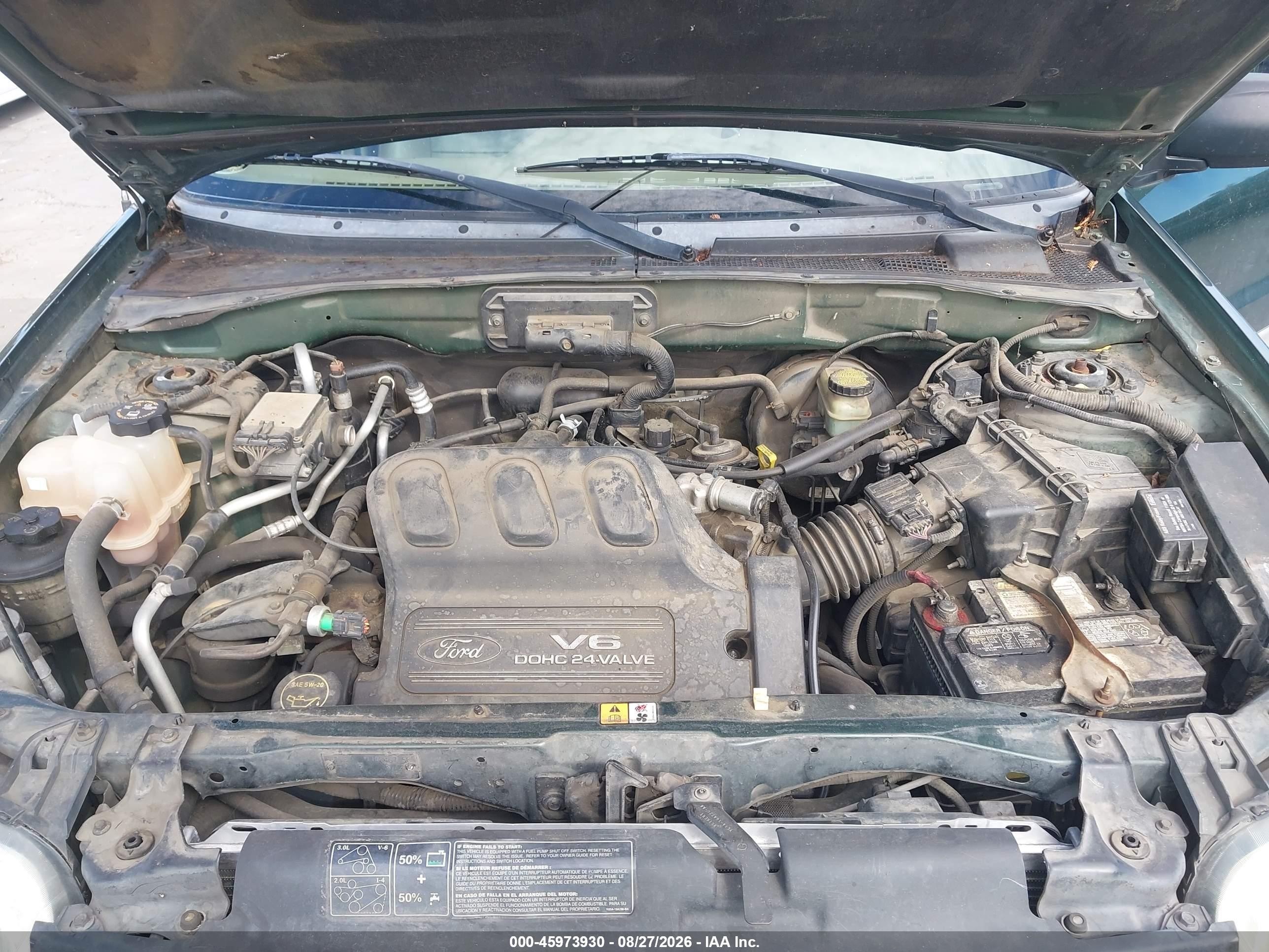 2002 Ford Escape Xlt Green vin: 1FMCU03102KB00981