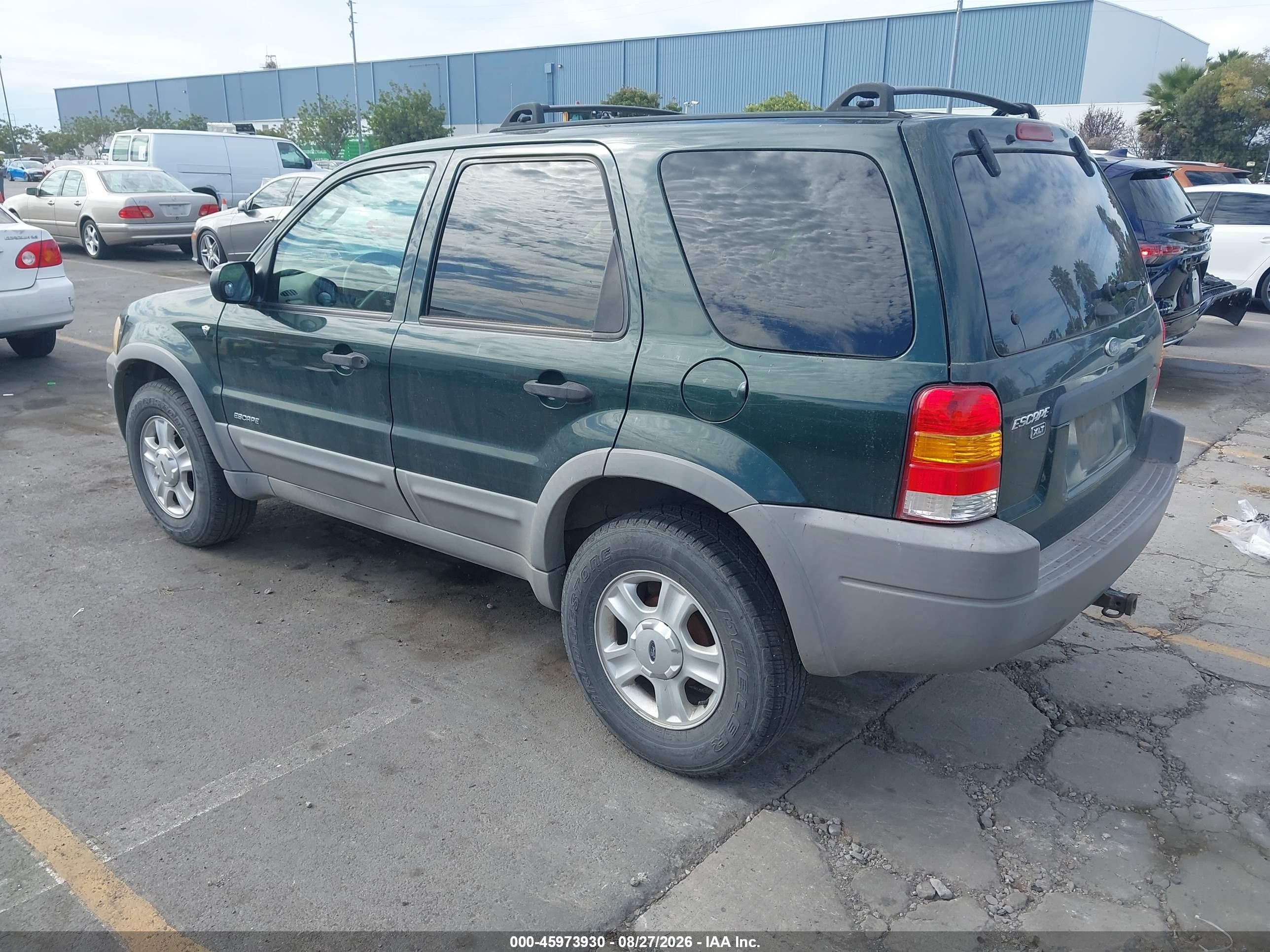 2002 Ford Escape Xlt Green vin: 1FMCU03102KB00981
