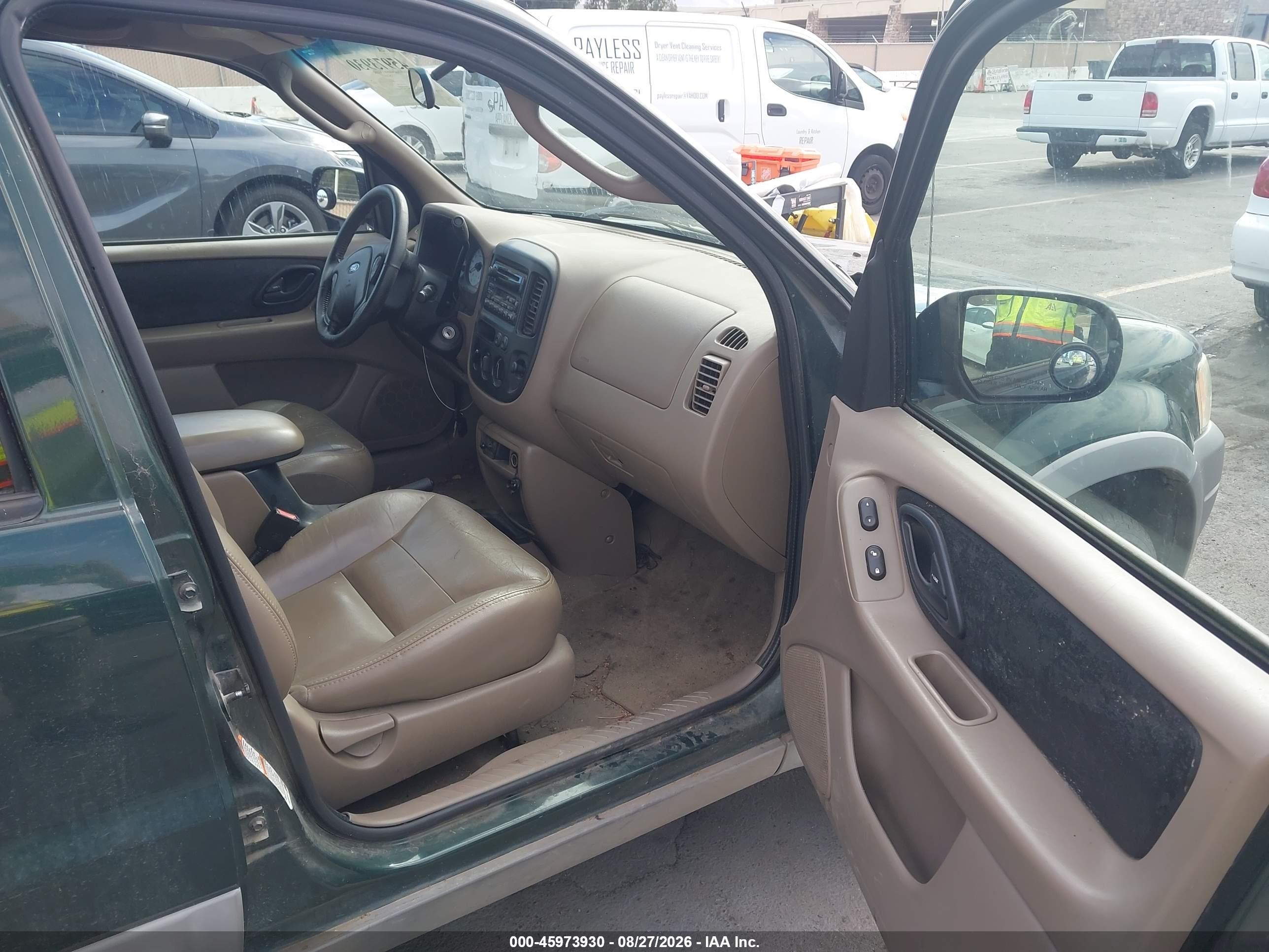 2002 Ford Escape Xlt Green vin: 1FMCU03102KB00981