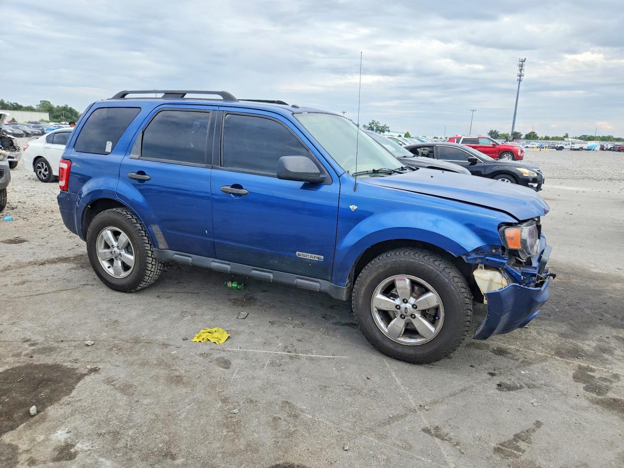 2008 Ford Escape Xlt Blue vin: 1FMCU03108KC82576